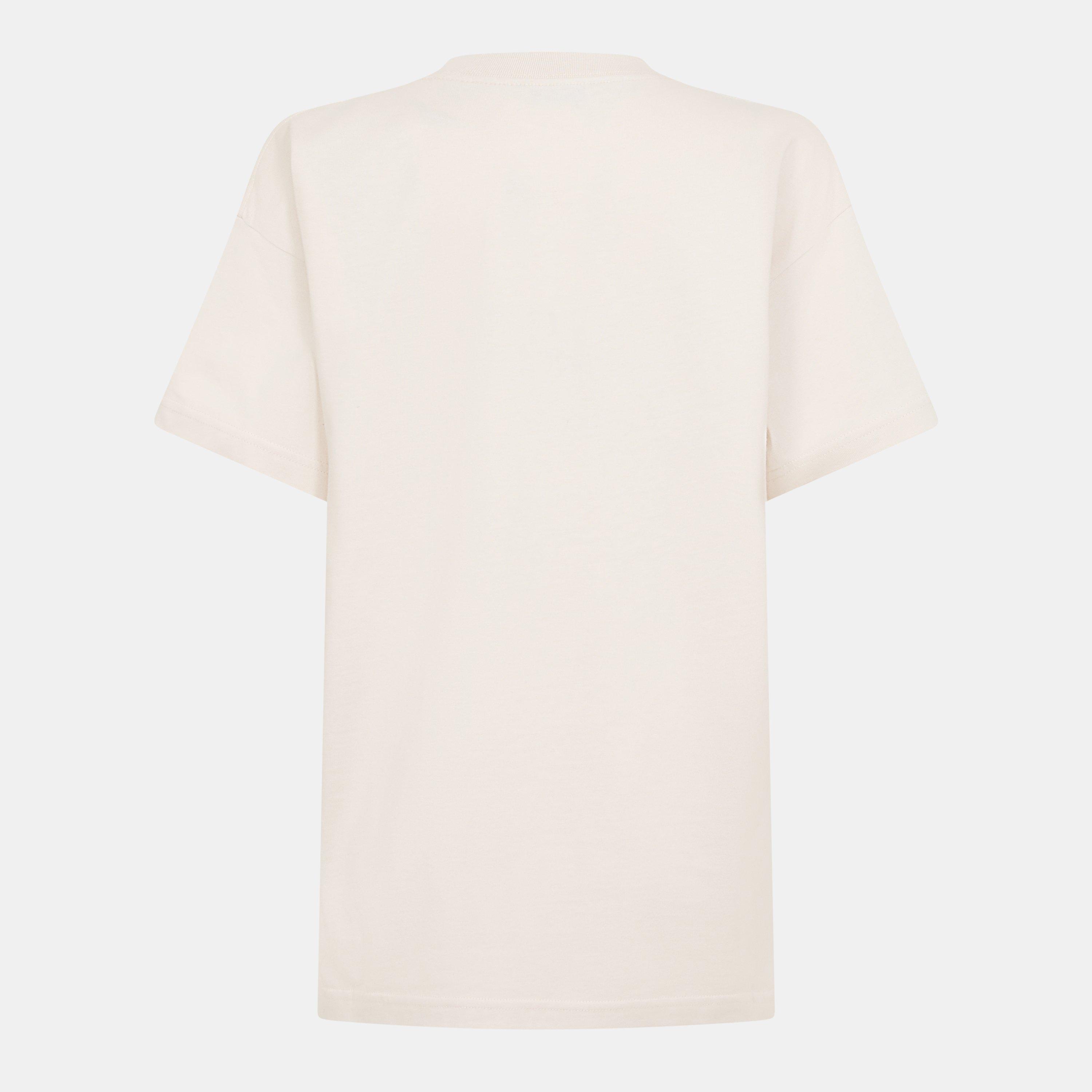 Chalky/Black - Balenciaga - Women's Regular Fit T-Shirt - 2
