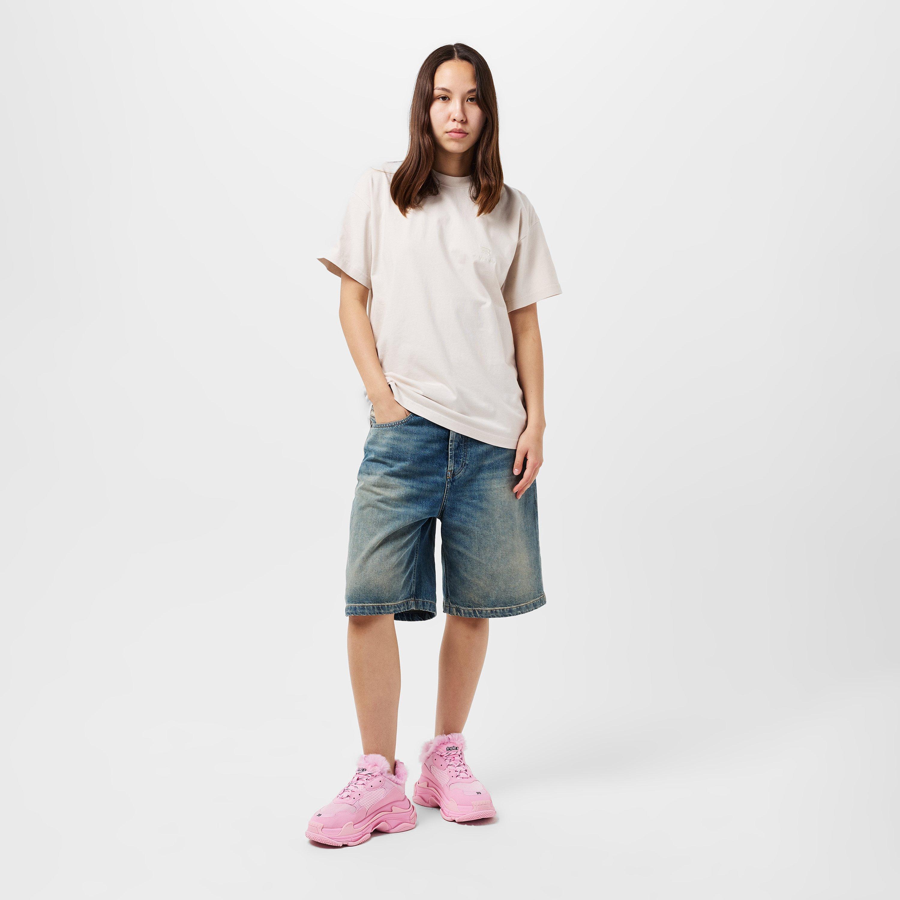 Chalky Whi - Balenciaga - Women's Regular Fit T-Shirt - 6