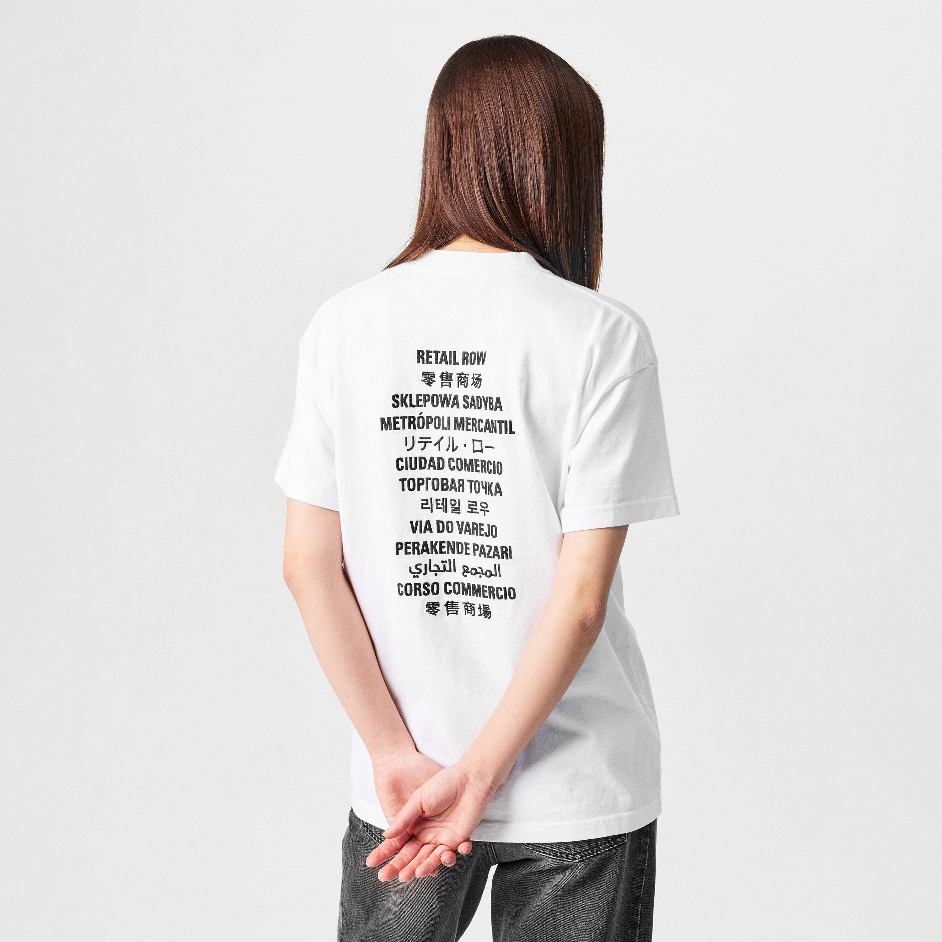 White/Black - Balenciaga - Women's Regular Fit T-Shirt - 4
