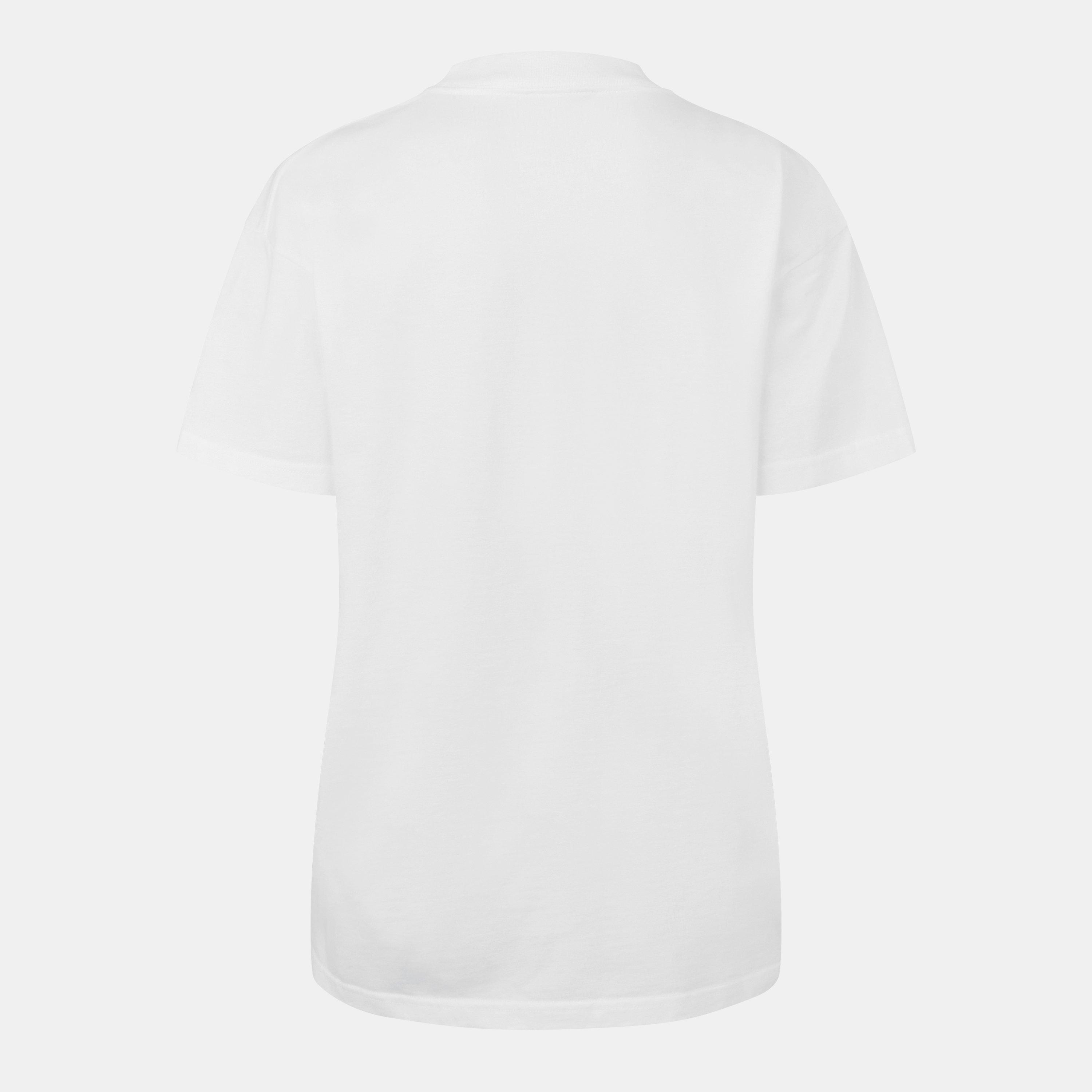 White/ Green - Balenciaga - Women's Regular Fit T-Shirt - 2