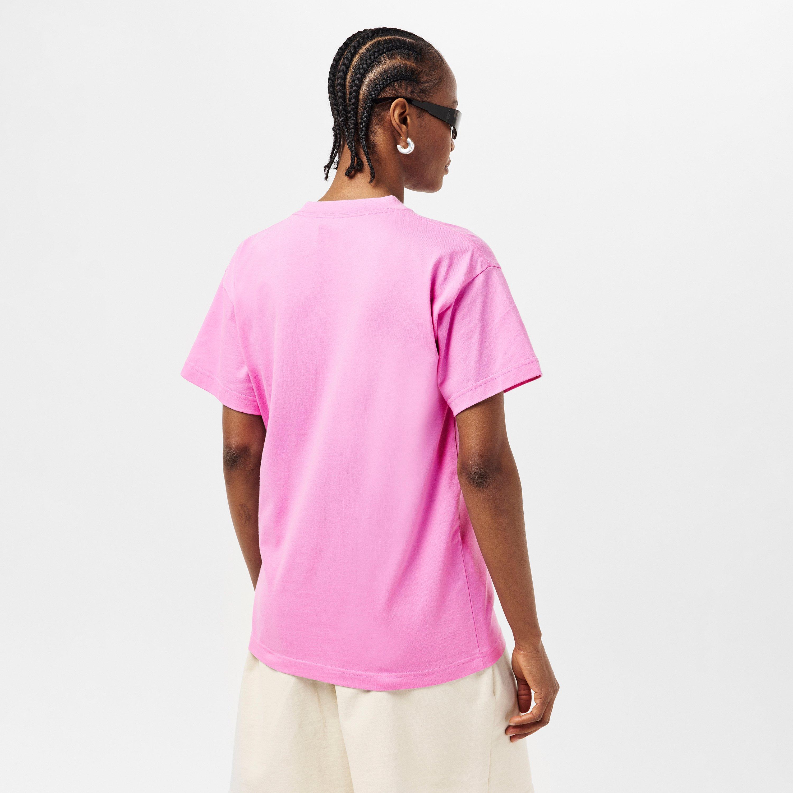 Pink/Silver - Balenciaga - Women's Regular Fit T-Shirt - 4
