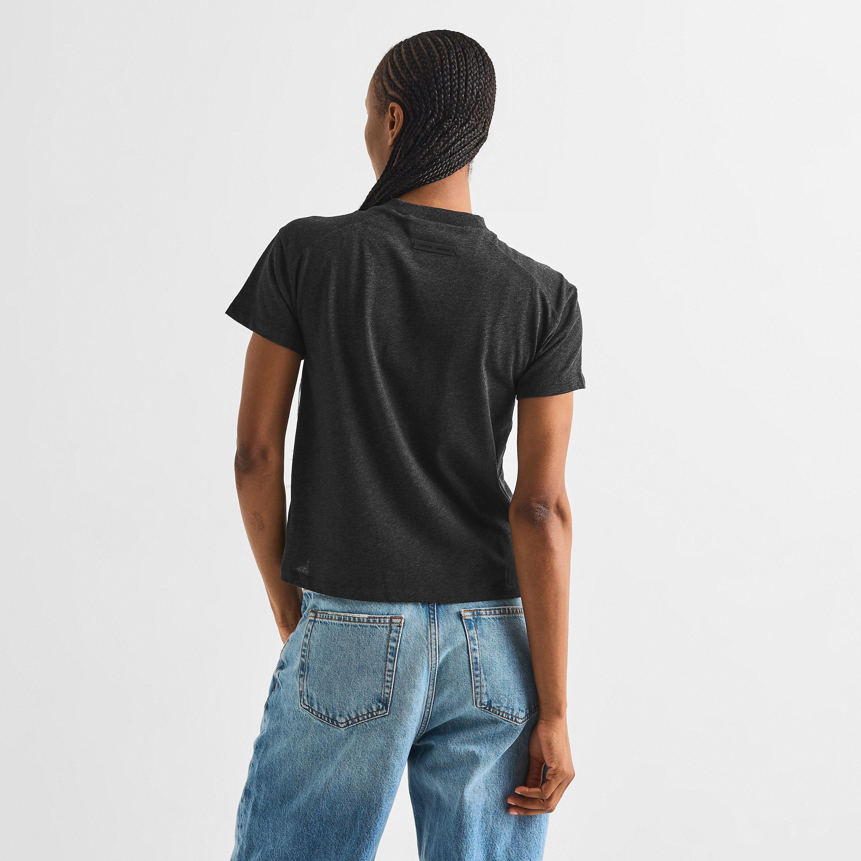 Vintage Blk - Fear Of God Essentials - Women's Oversized T-Shirt - 4