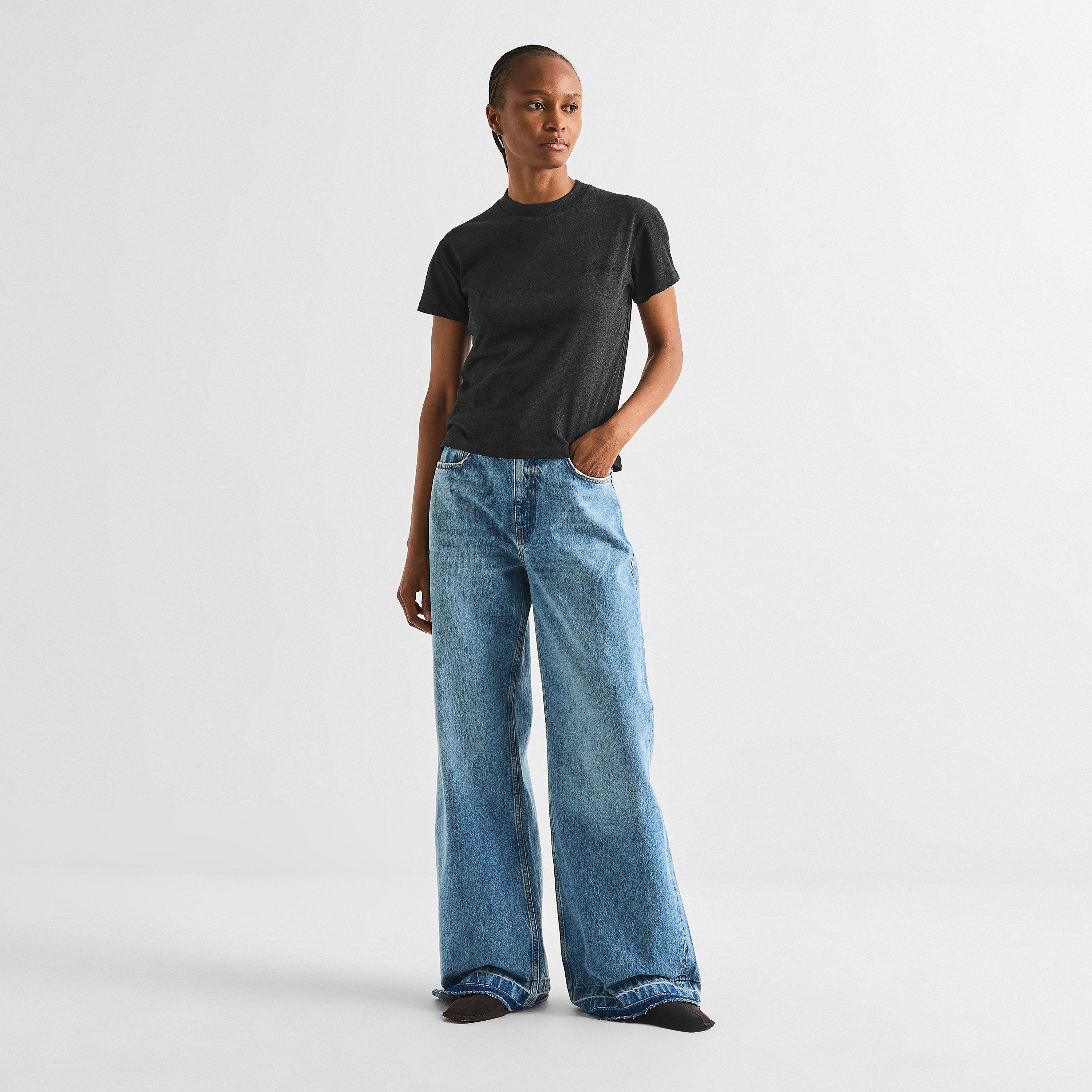 Vintage Blk - Fear Of God Essentials - Women's Oversized T-Shirt - 6