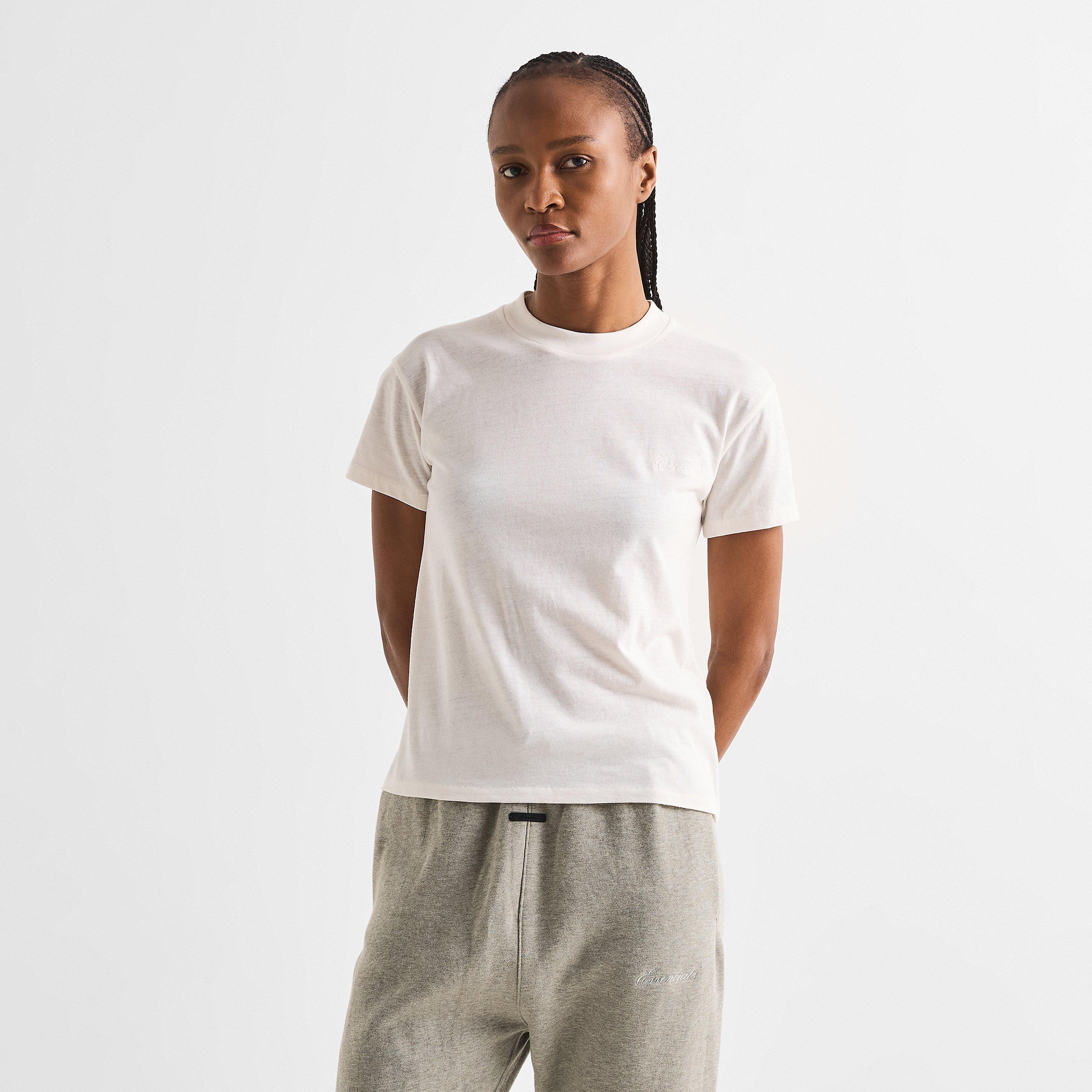 Ivory - Fear Of God Essentials - Women's Oversized T-Shirt - 3