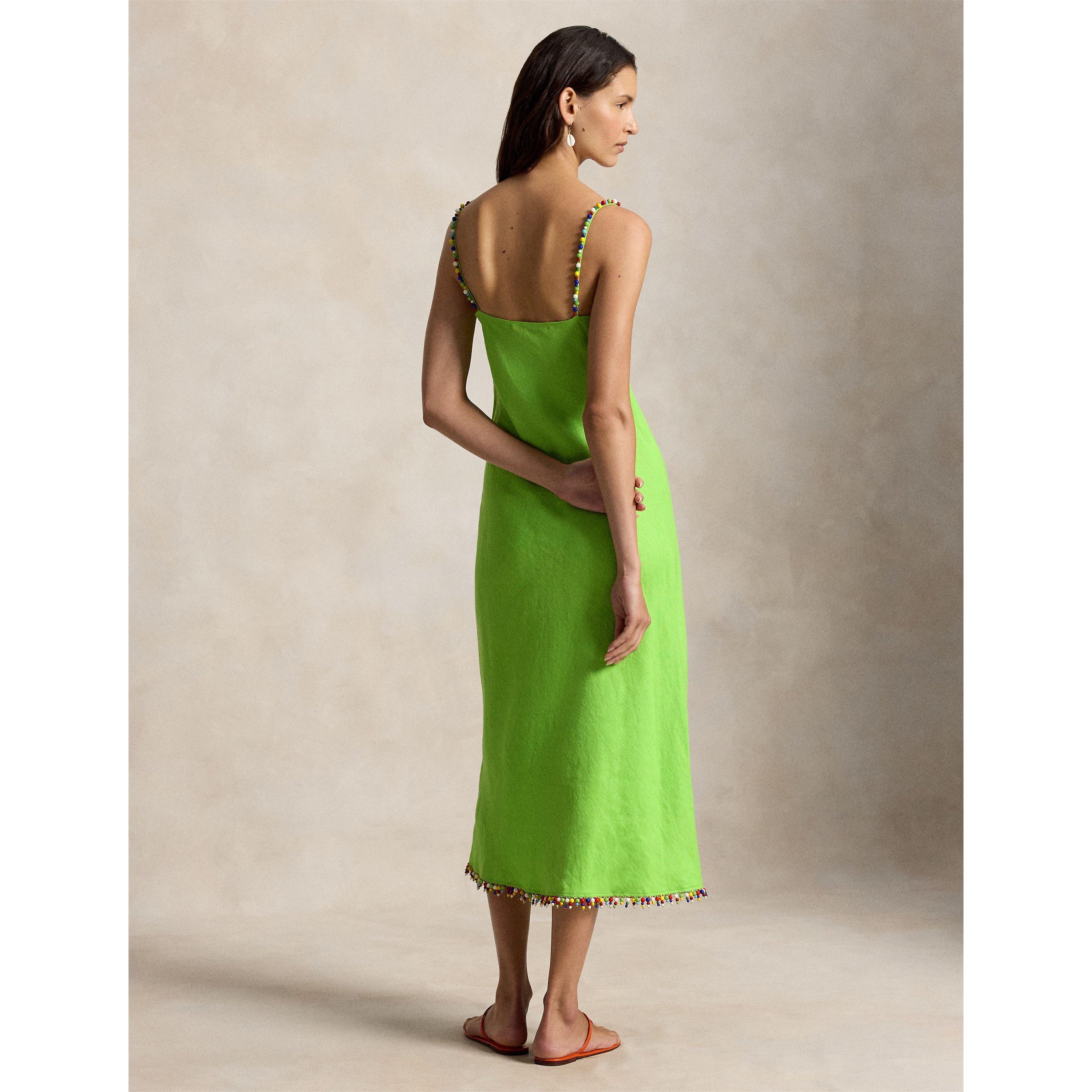 RIVIERA GREEN - Polo Ralph Lauren - Women's Slip Dress - 3