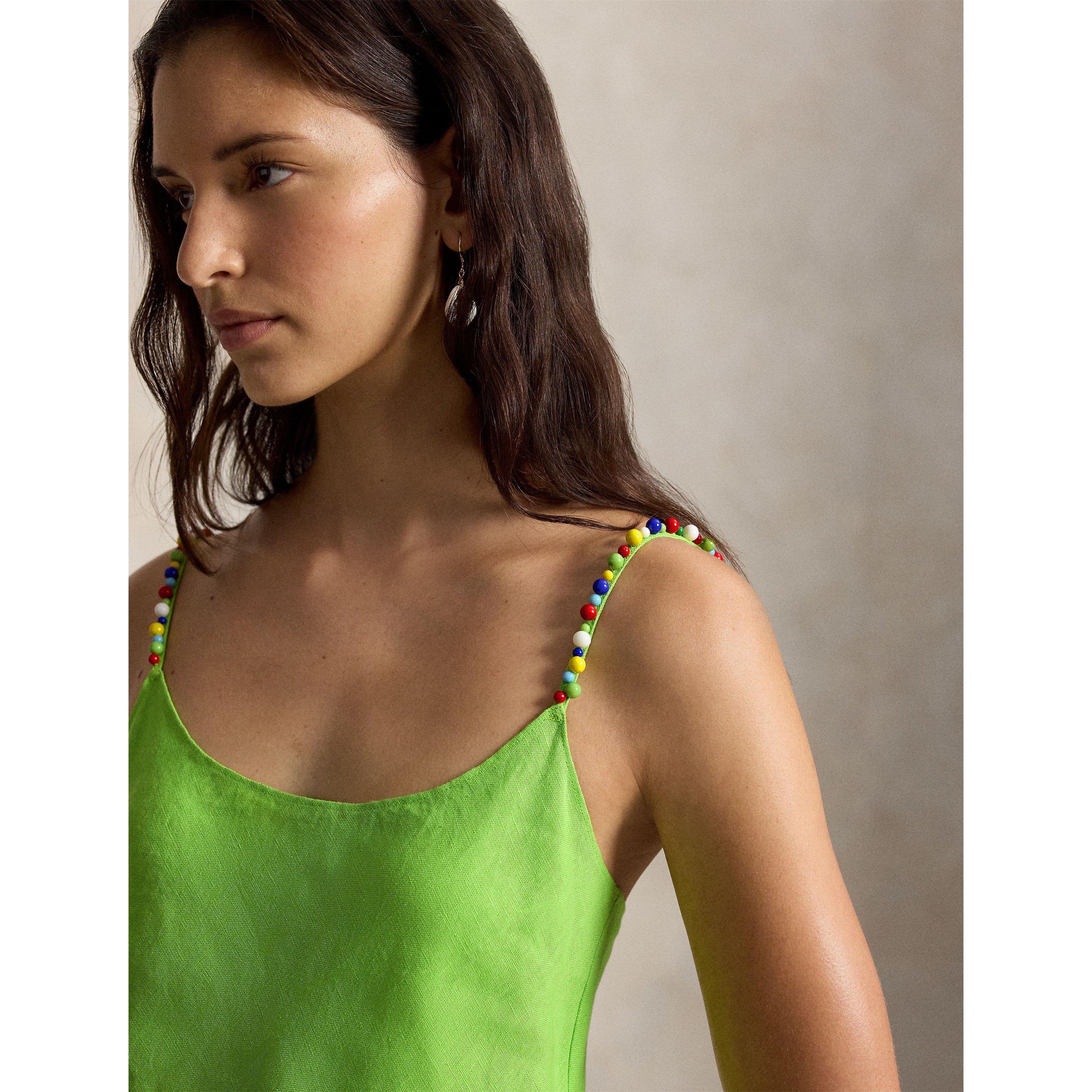 RIVIERA GREEN - Polo Ralph Lauren - Women's Slip Dress - 4