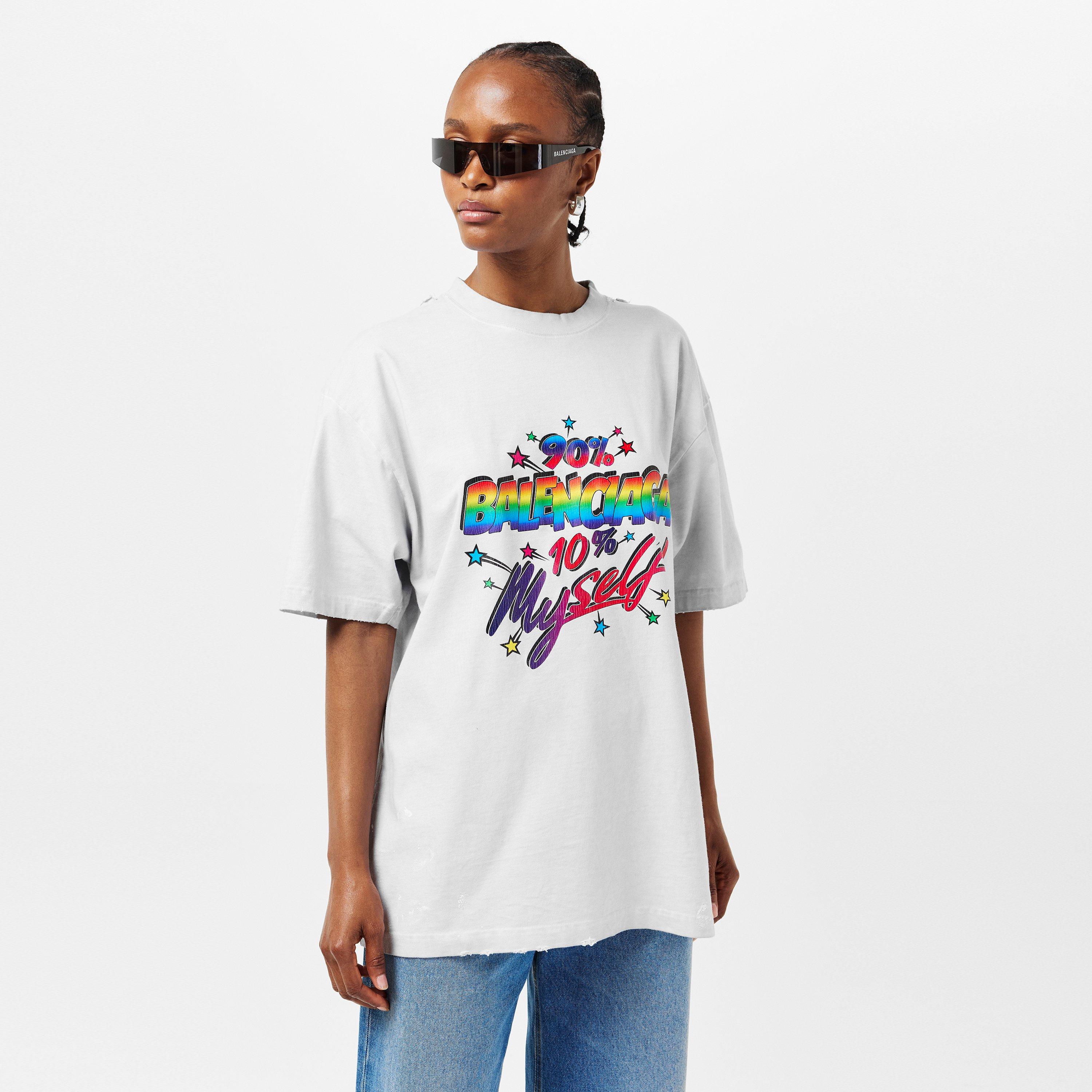 Dirty White - Balenciaga - Women's T-Shirt - 3