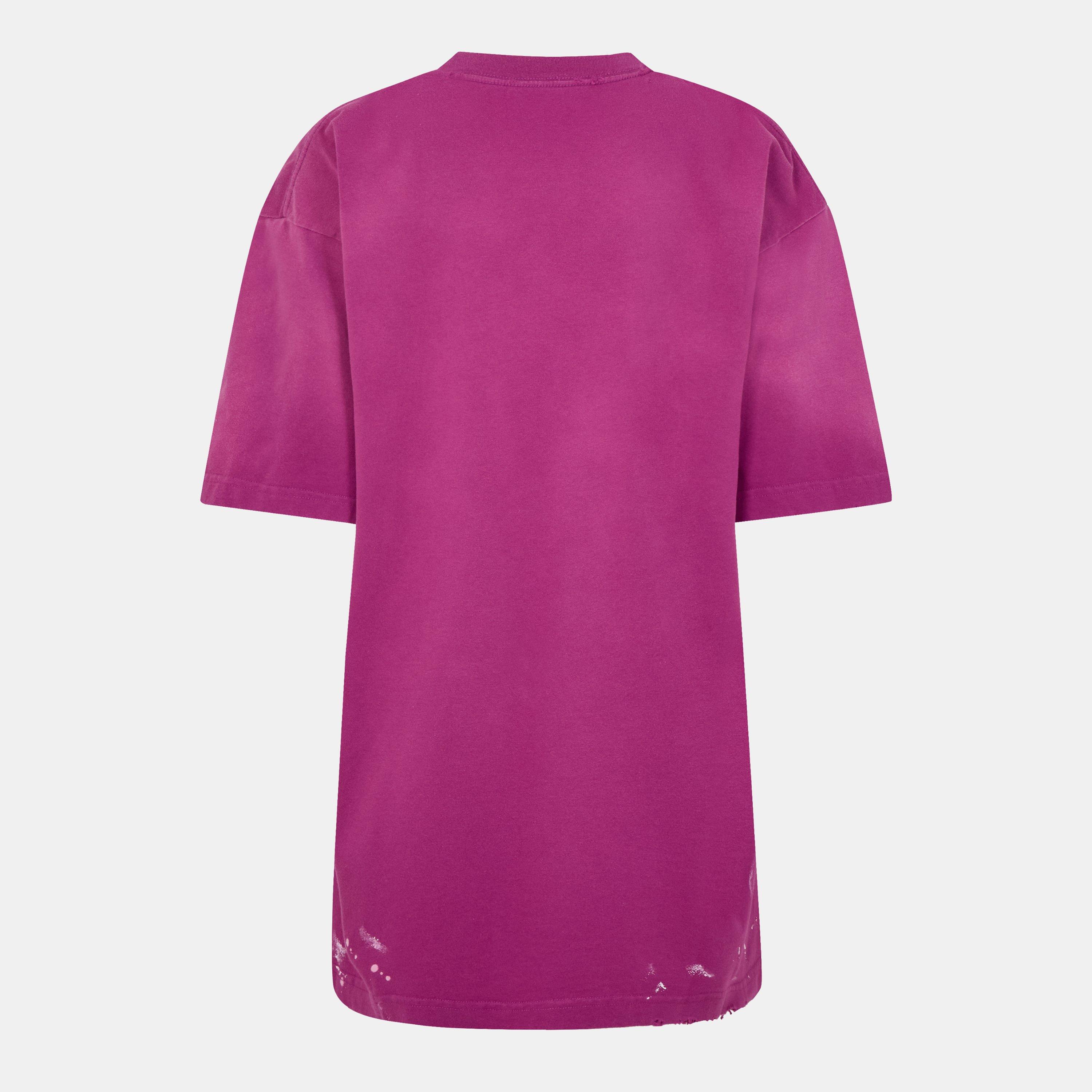 Dark Fuschia - Balenciaga - Women's T-Shirt - 2