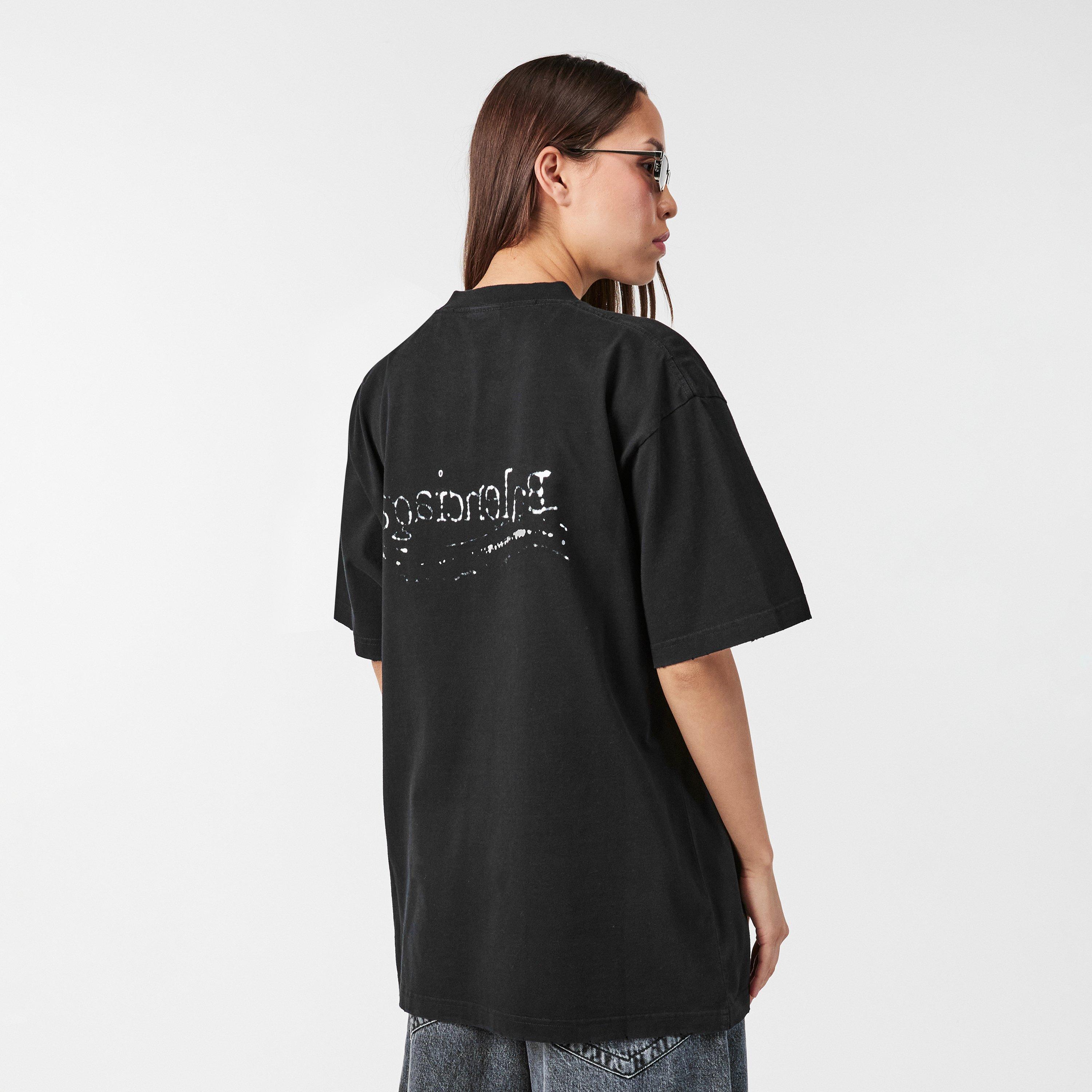 Black/Slvr/Wht - Balenciaga - Political Campaign T-Shirt - 4