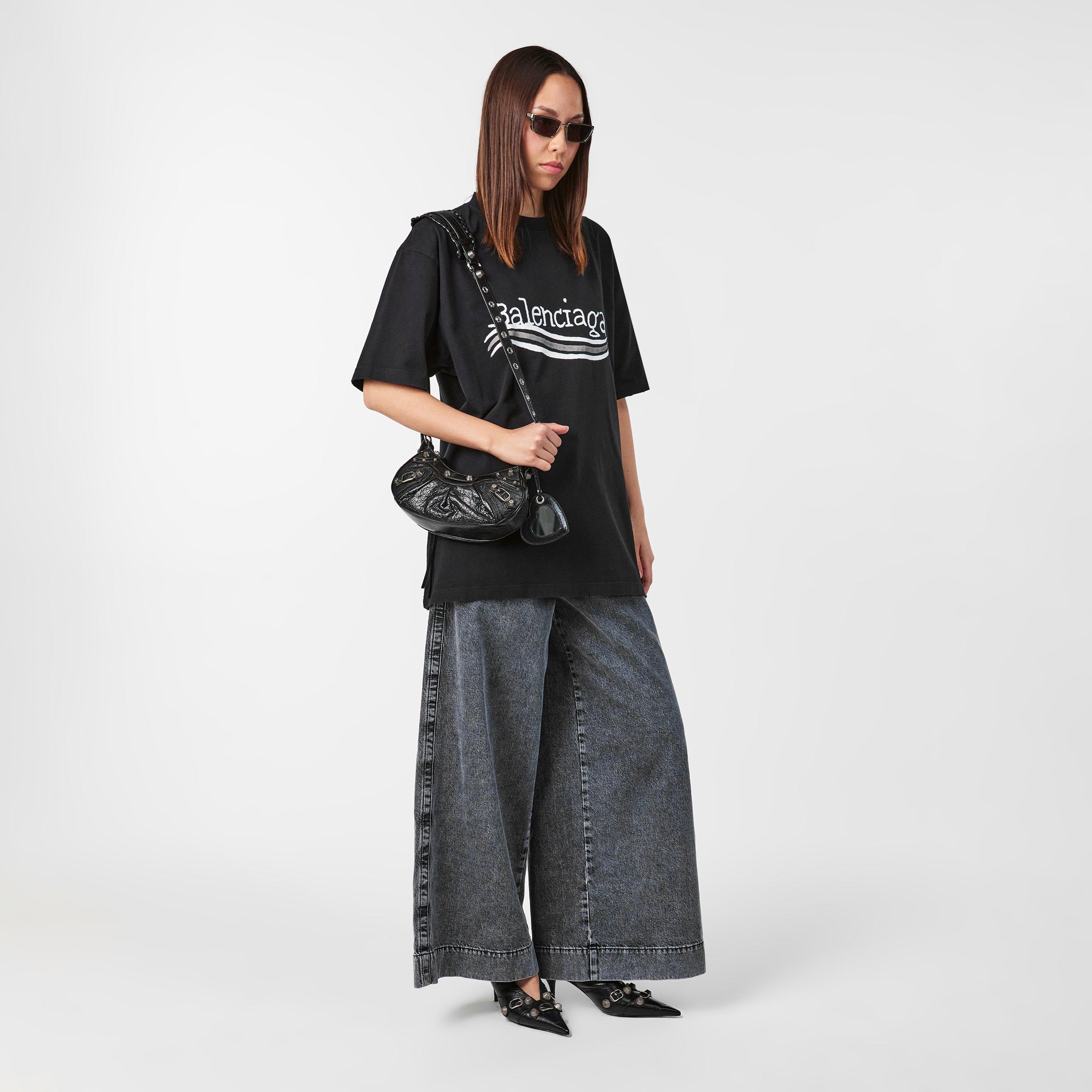 Black/Slvr/Wht - Balenciaga - Political Campaign T-Shirt - 6