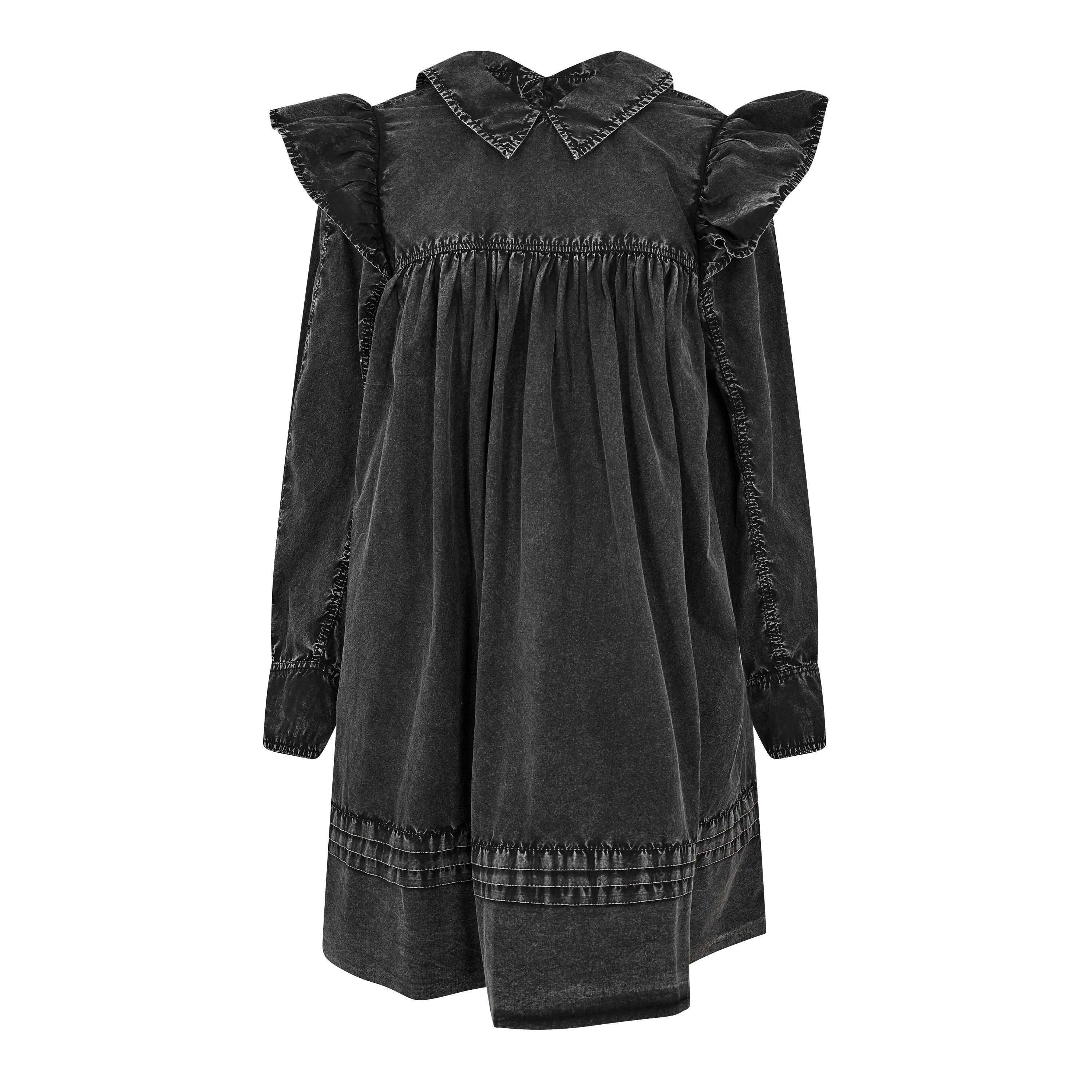 Ganni Women's Smock Dress - Black - Size 10 (36)