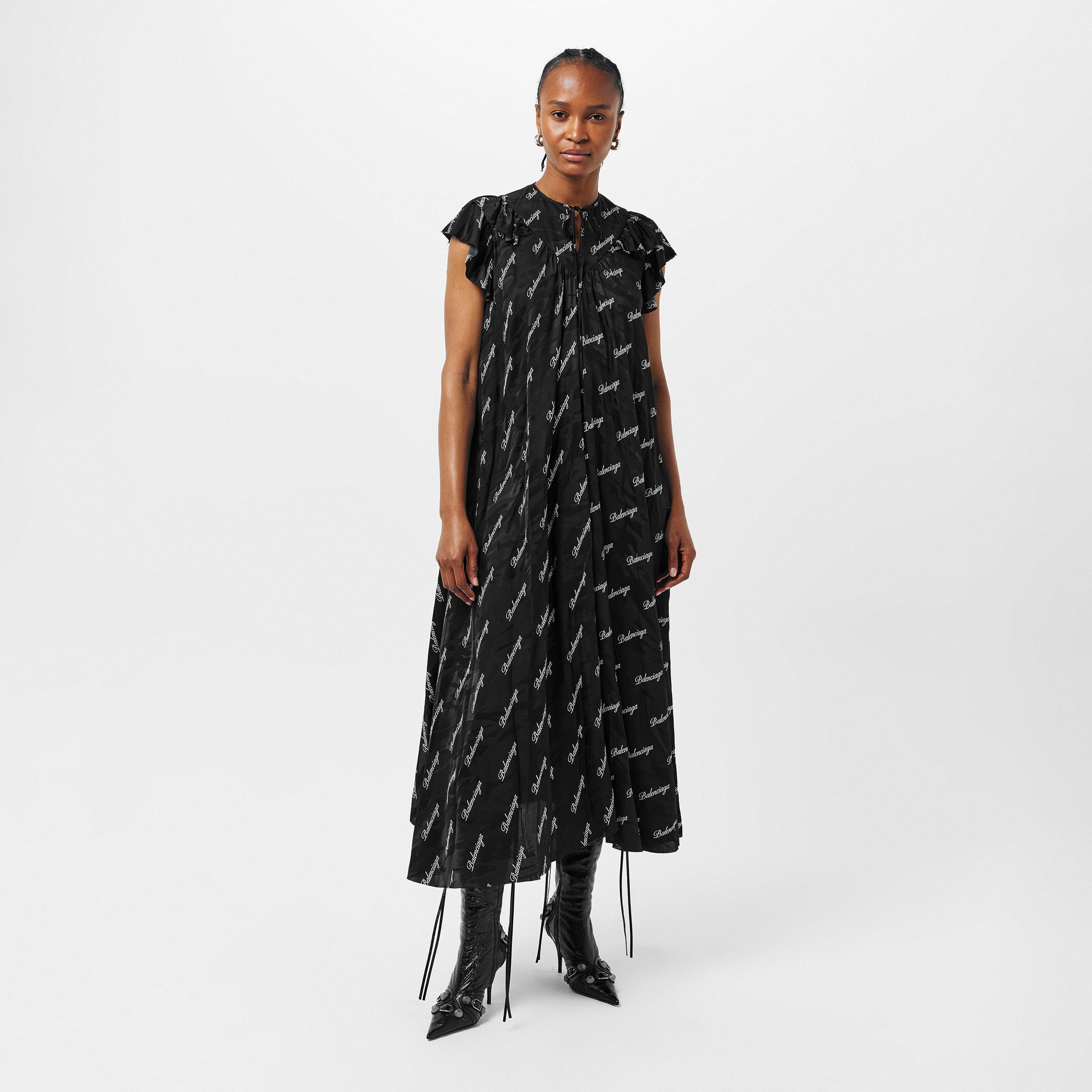 Black/ White - Balenciaga - Women's Regular Fit T-Shirt - 6