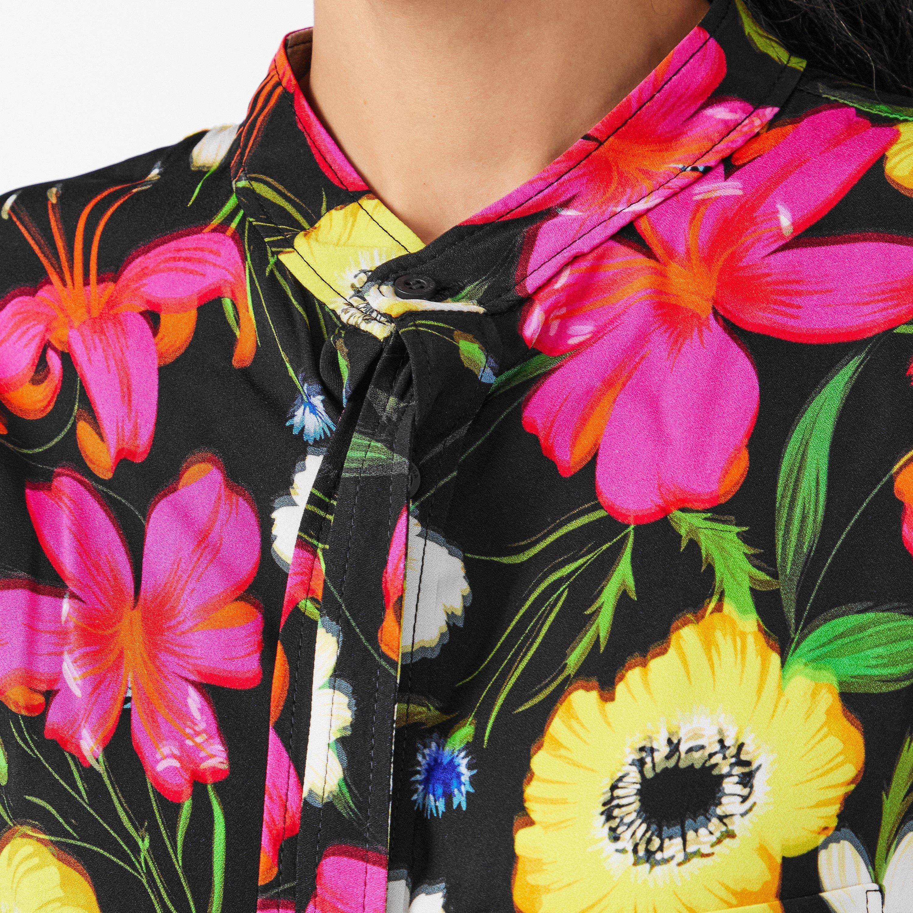 Black/Red - Balenciaga - Women's Oxford Shirt - Short-Sleeve - 5