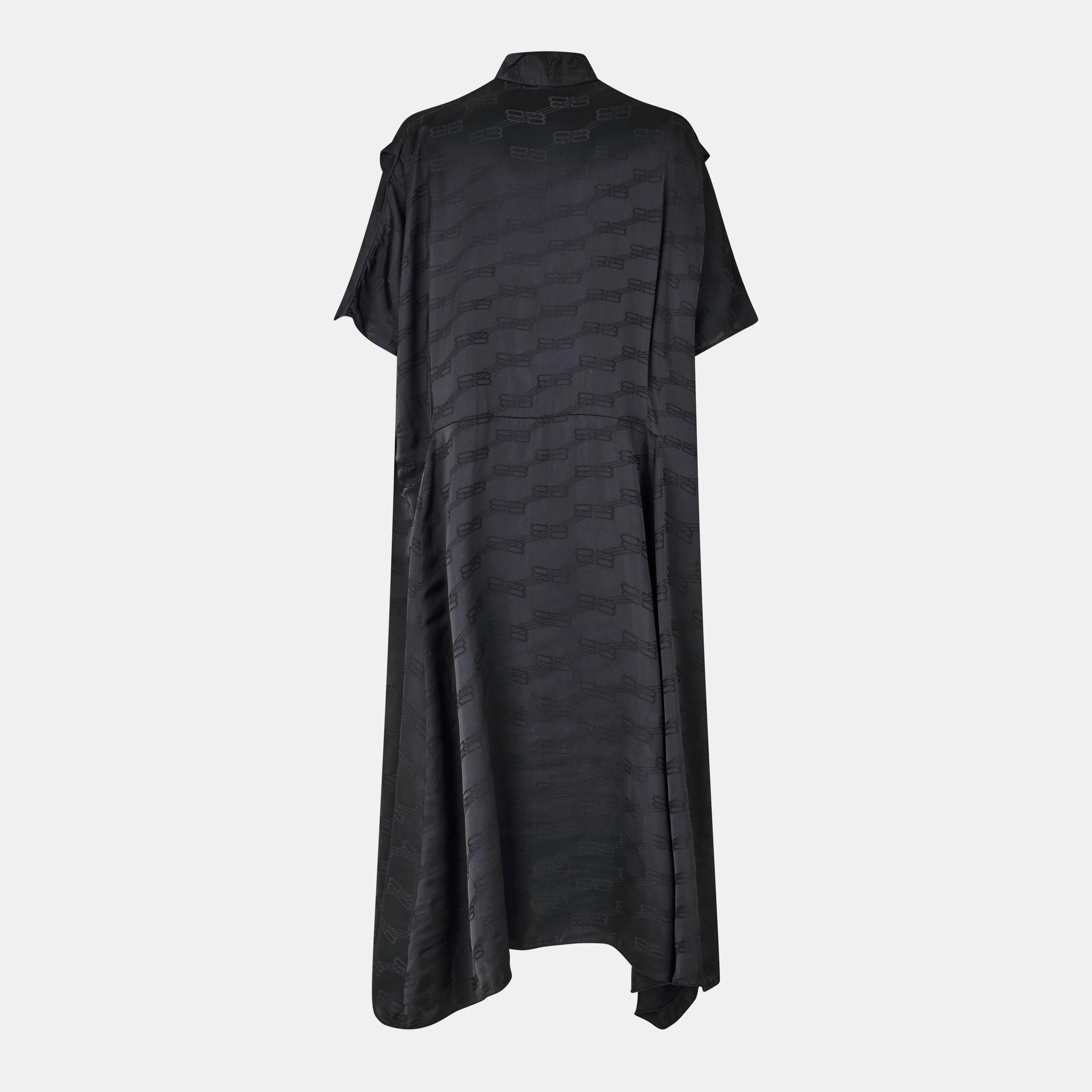 Grey - Balenciaga - Women's Maxi Dress - 2