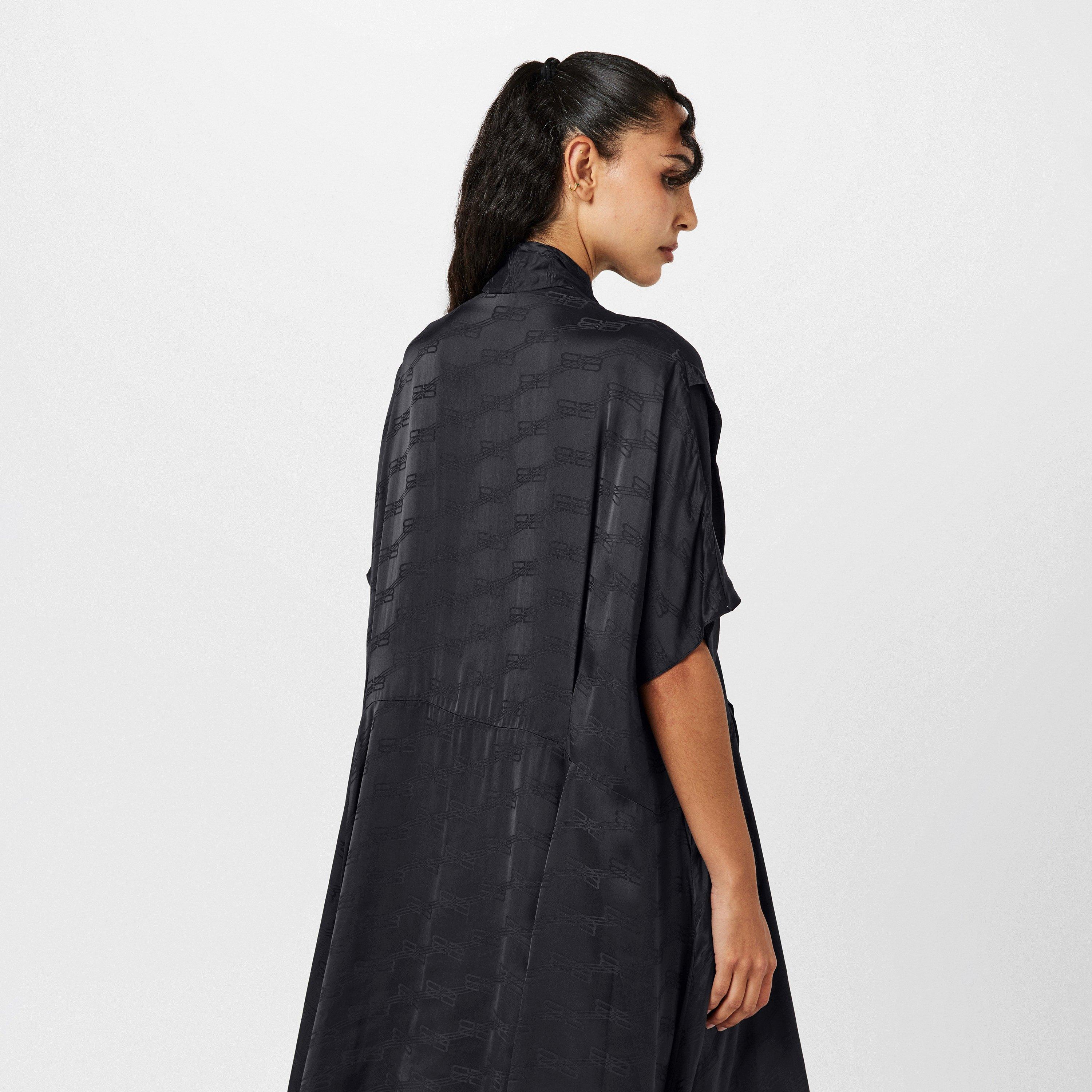 Grey - Balenciaga - Women's Maxi Dress - 4