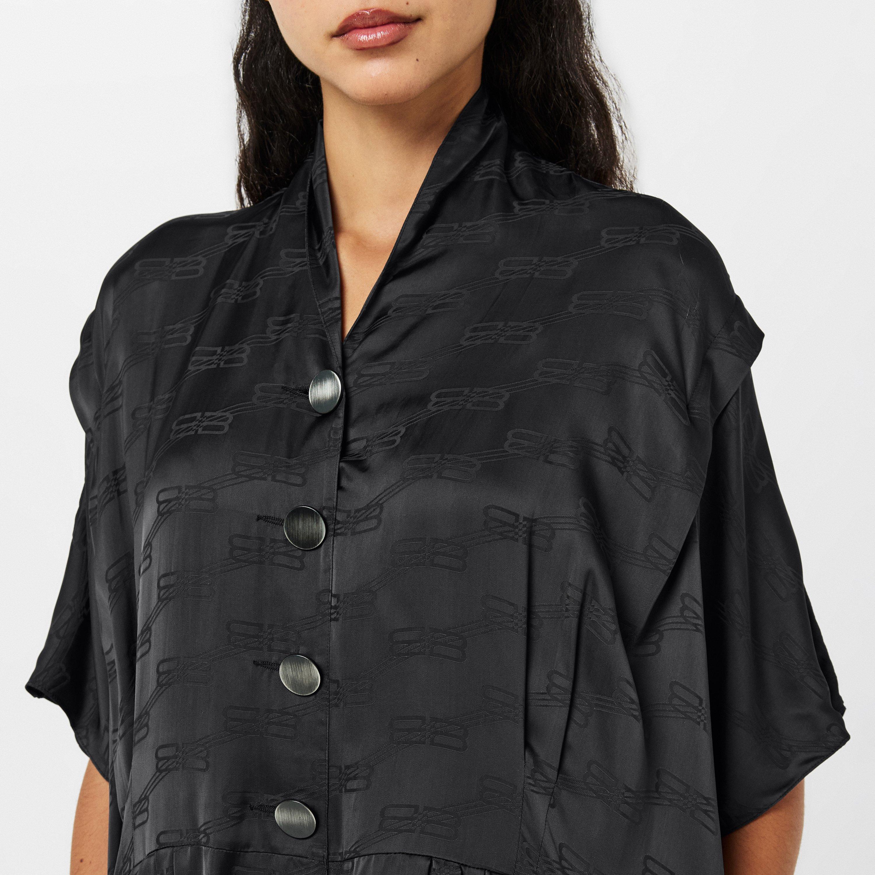 Grey - Balenciaga - Women's Maxi Dress - 5