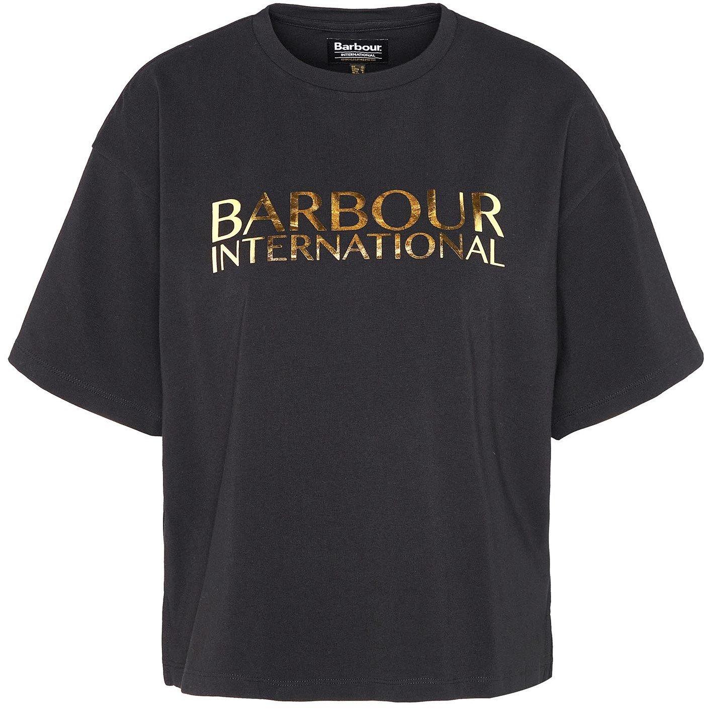 Black - Barbour International - Carla Logo T-Shirt - 5
