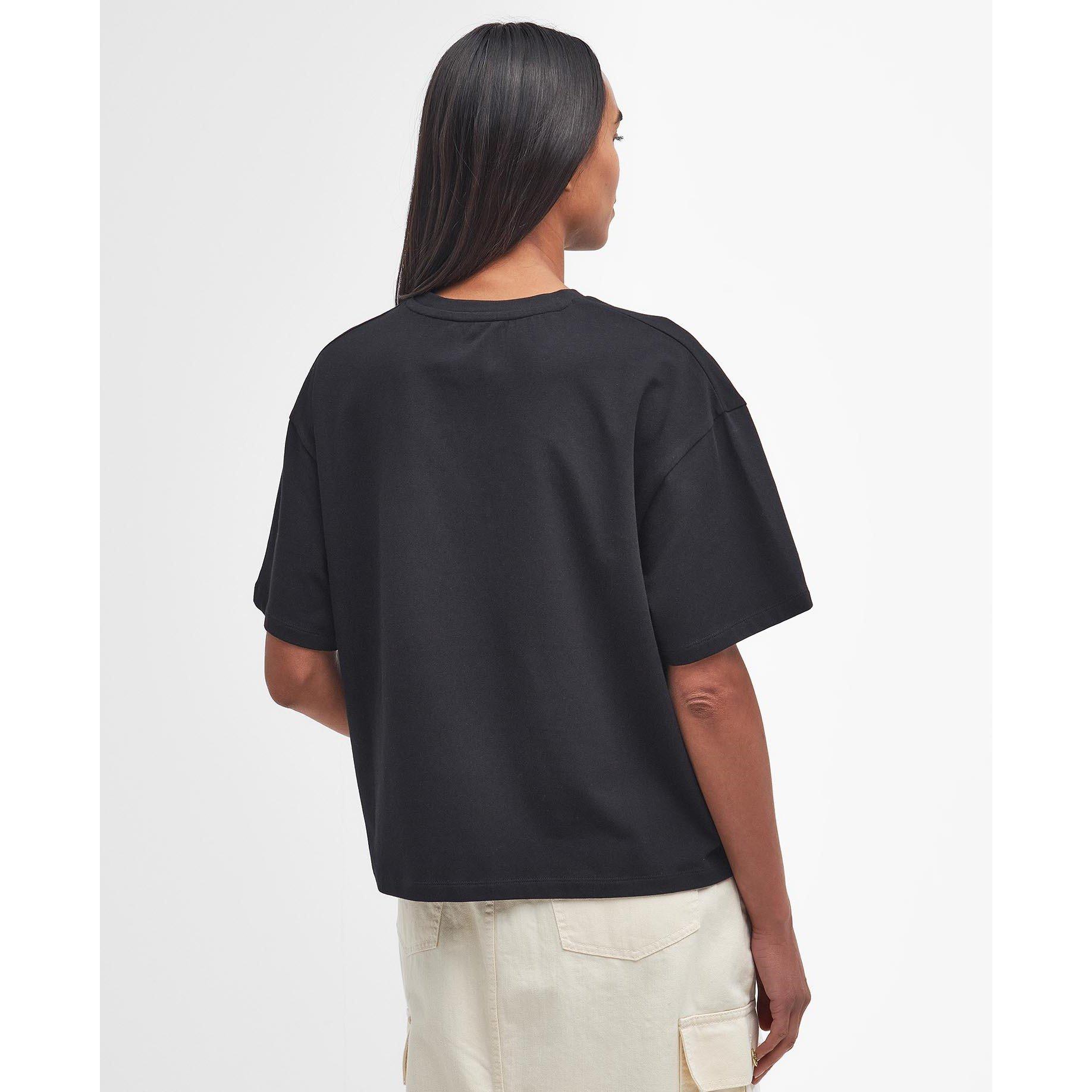 Black - Barbour International - Carla Logo T-Shirt - 2