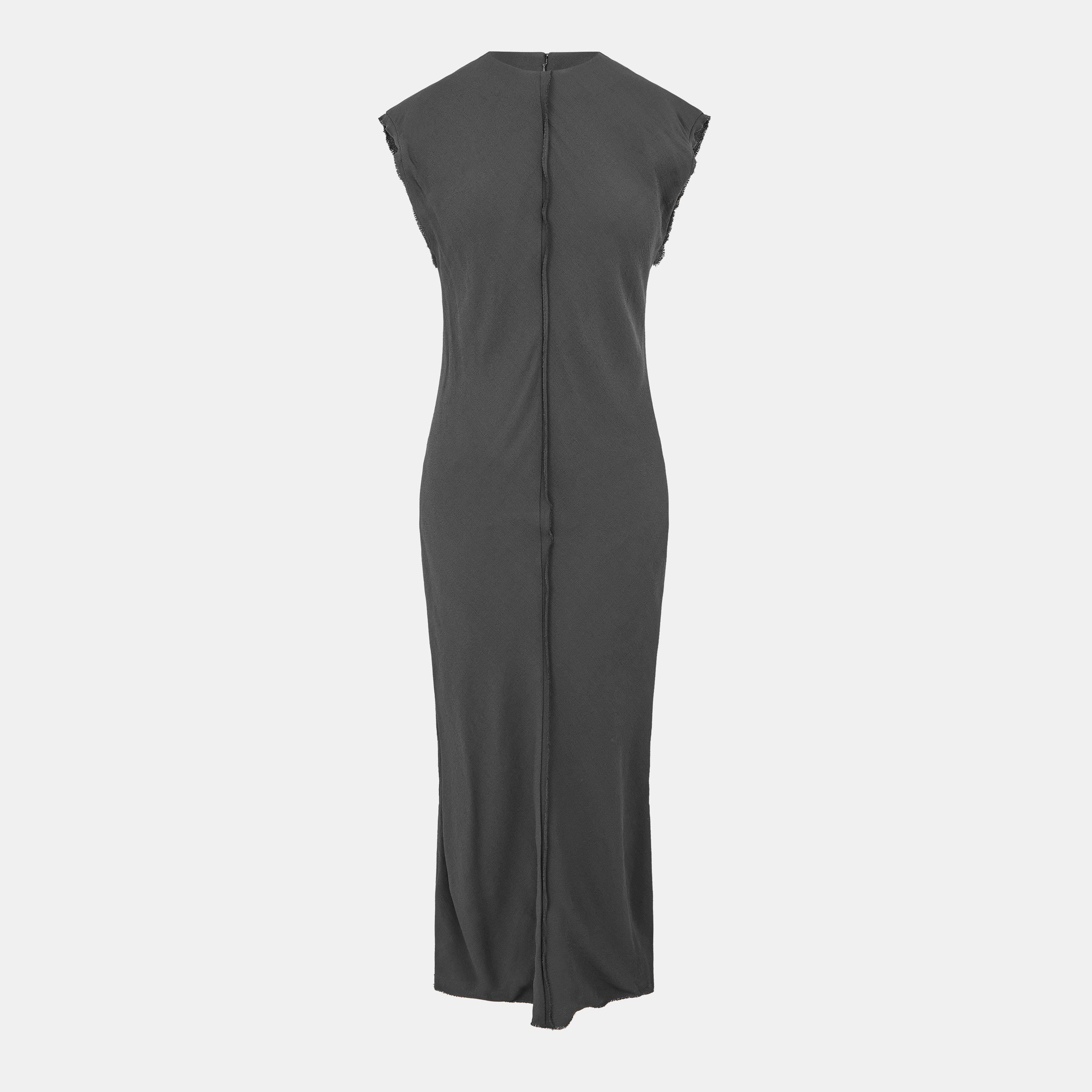 Anthracite - Ami Paris - Women's Long Maxi Dress - 1