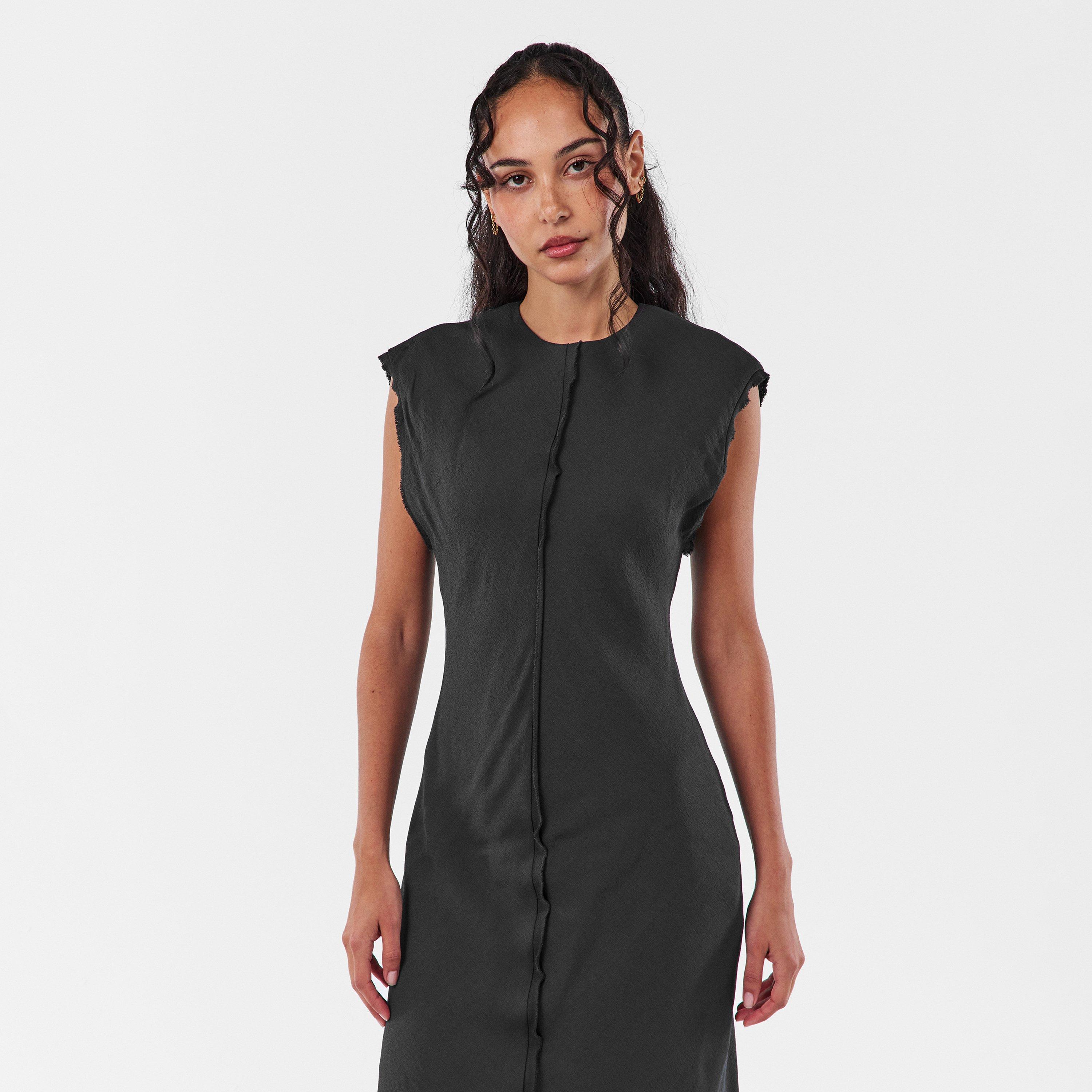 Anthracite - Ami Paris - Women's Maxi Dress - 3