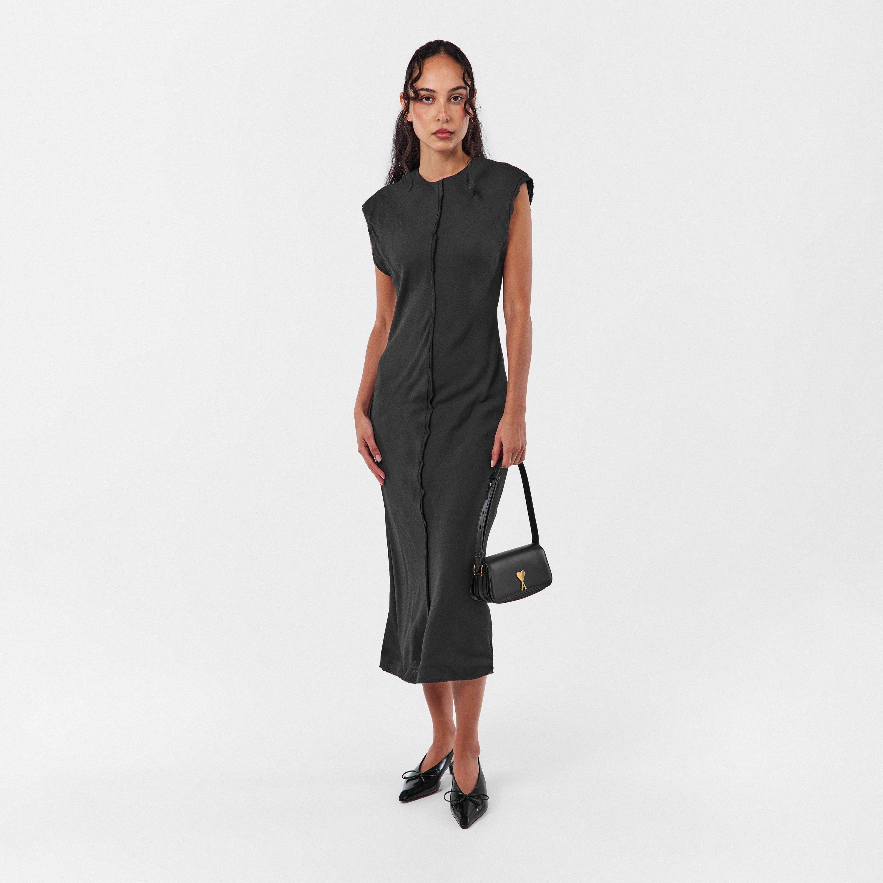 Anthracite - Ami Paris - Women's Maxi Dress - 6