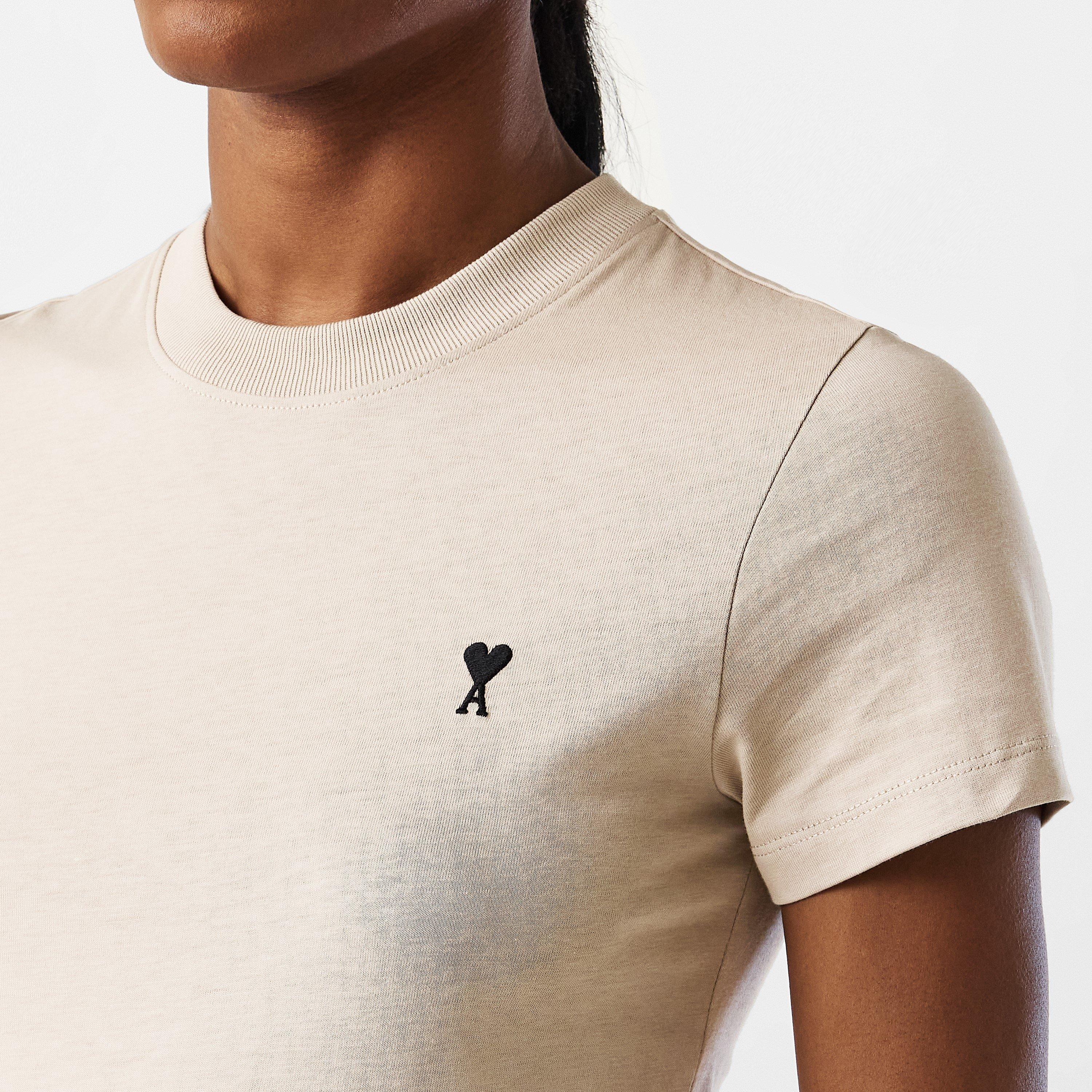 Cafe Creme - Ami Paris - Women's Slim Fit T-Shirt - 5