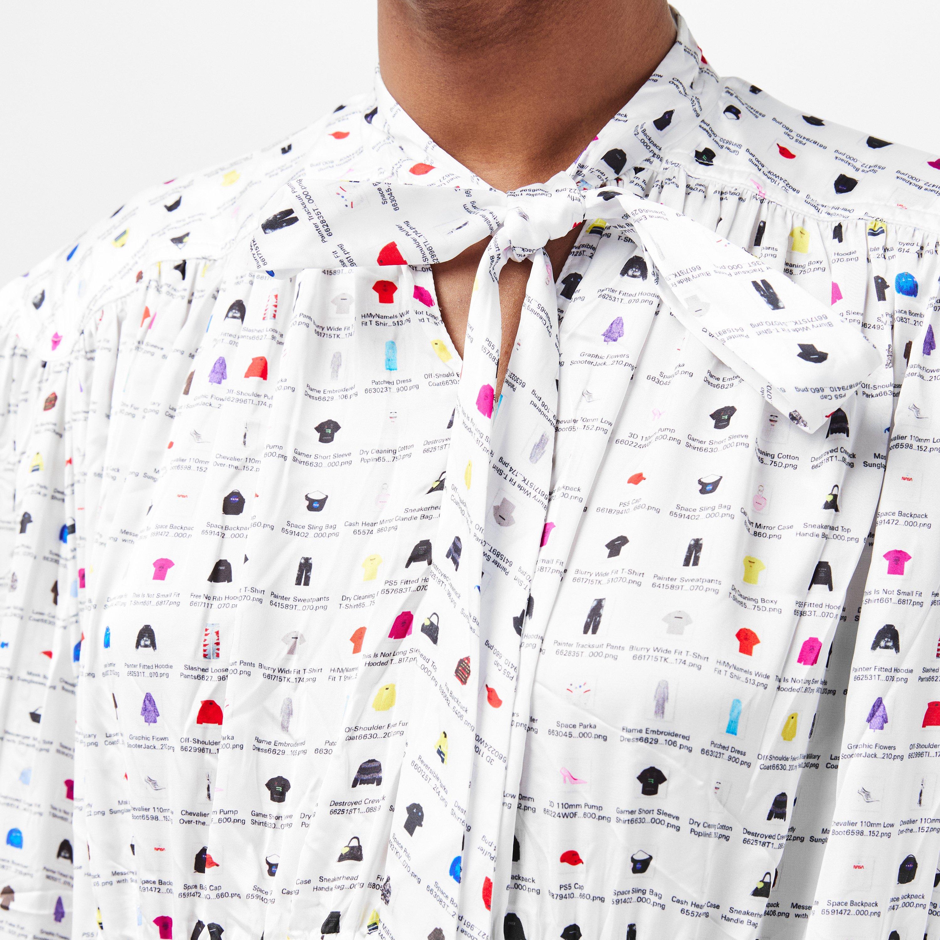 White - Balenciaga - Women's Maxi Dress - 5