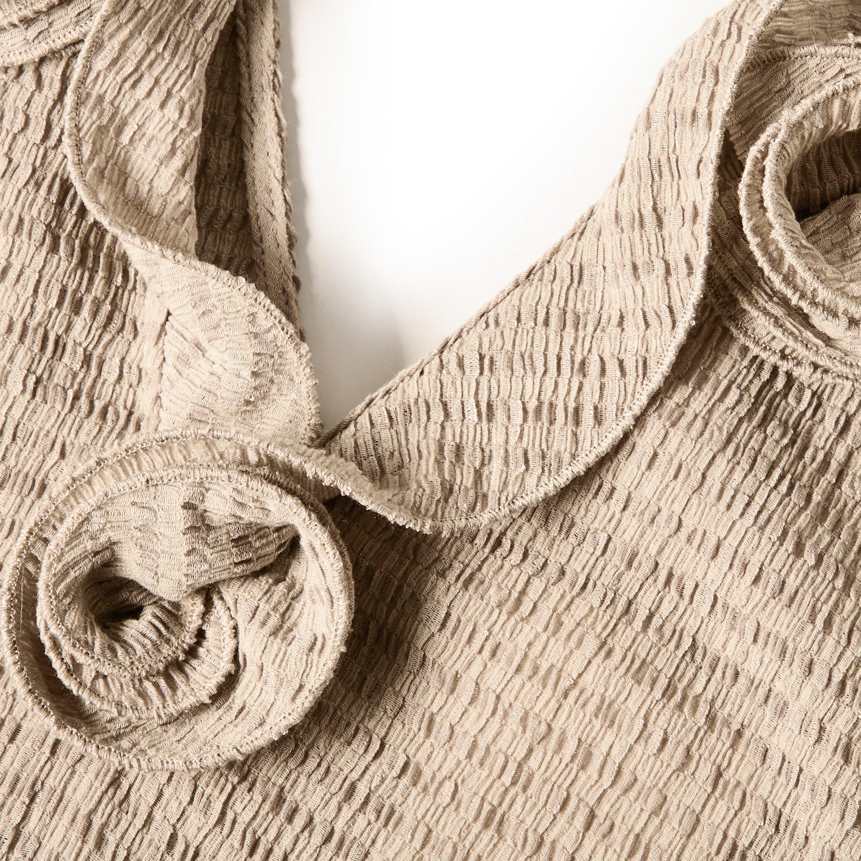 Brown - Magda Butrym - Women's Dress 04 Slip - 5