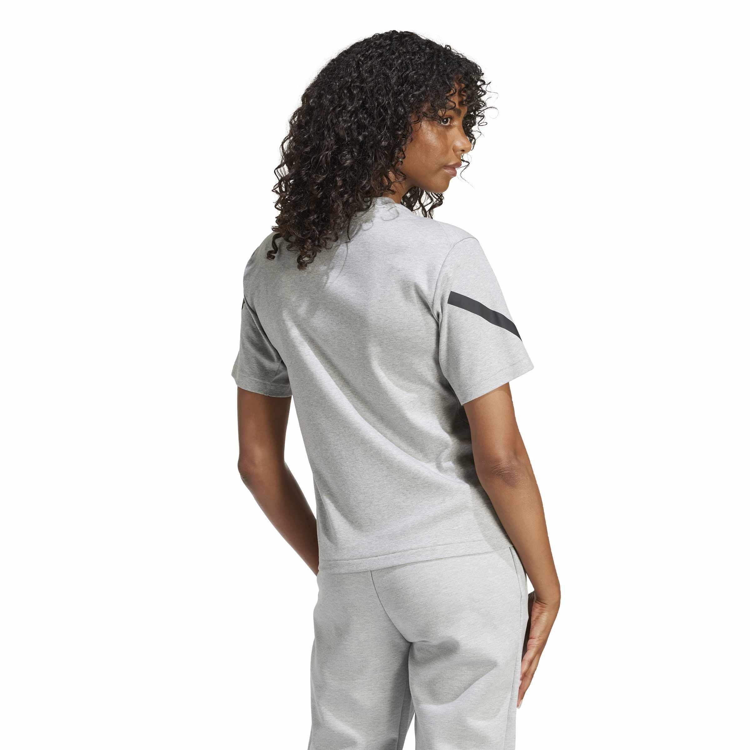 Srednje siva boja. - adidas - adidas W Z.N.E. Tee T-Shirt Womens - 3
