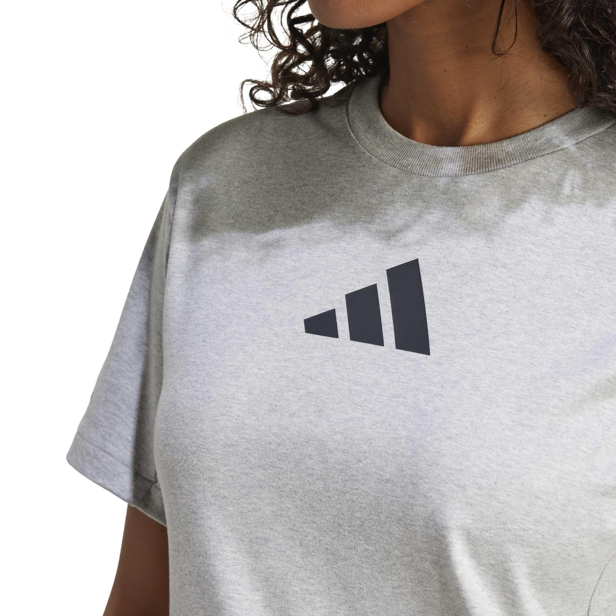 Srednje siva boja. - adidas - adidas W Z.N.E. Tee T-Shirt Womens - 4
