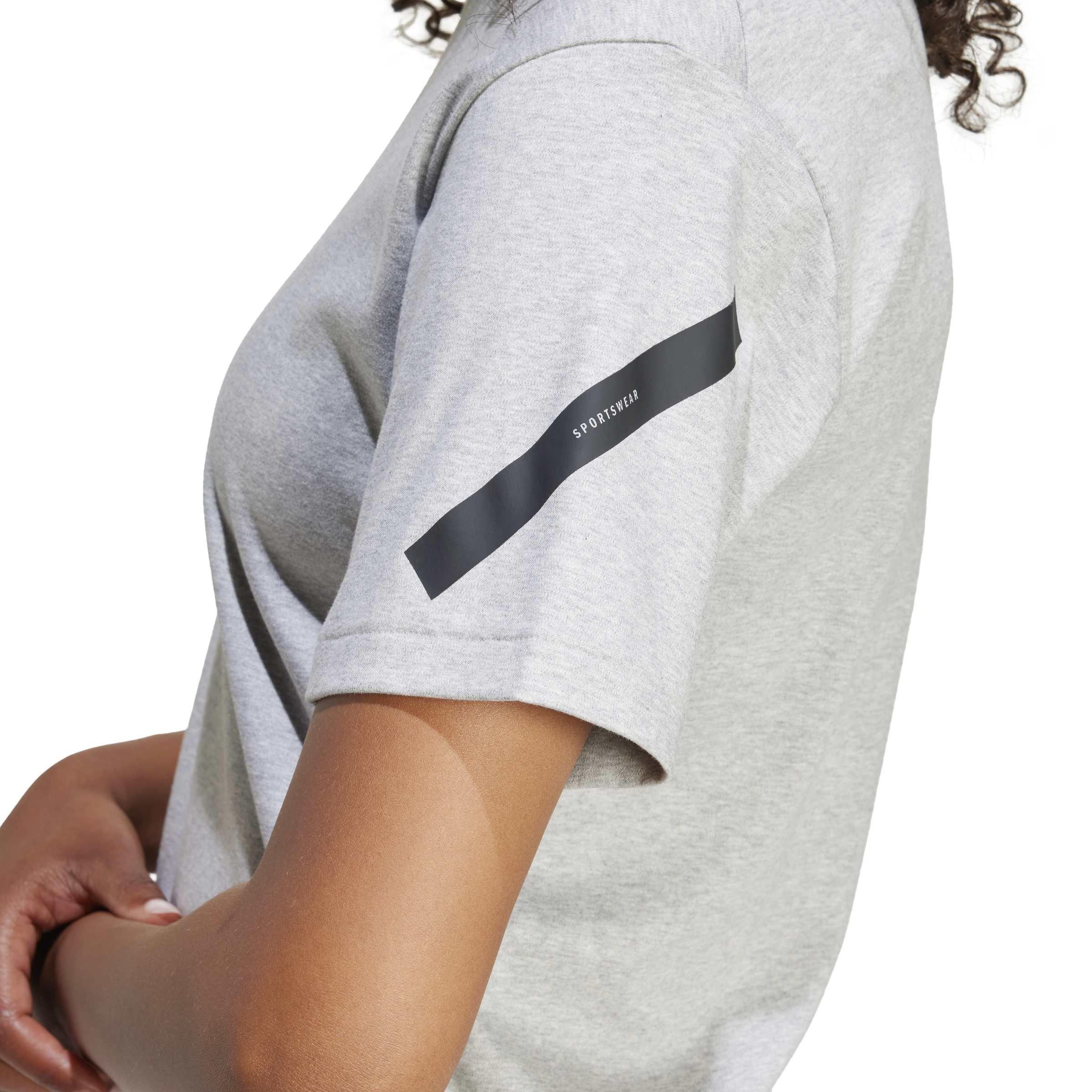 Srednje siva boja. - adidas - adidas W Z.N.E. Tee T-Shirt Womens - 5
