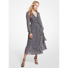 MICHAEL Michael Kors Print Wrap Dress