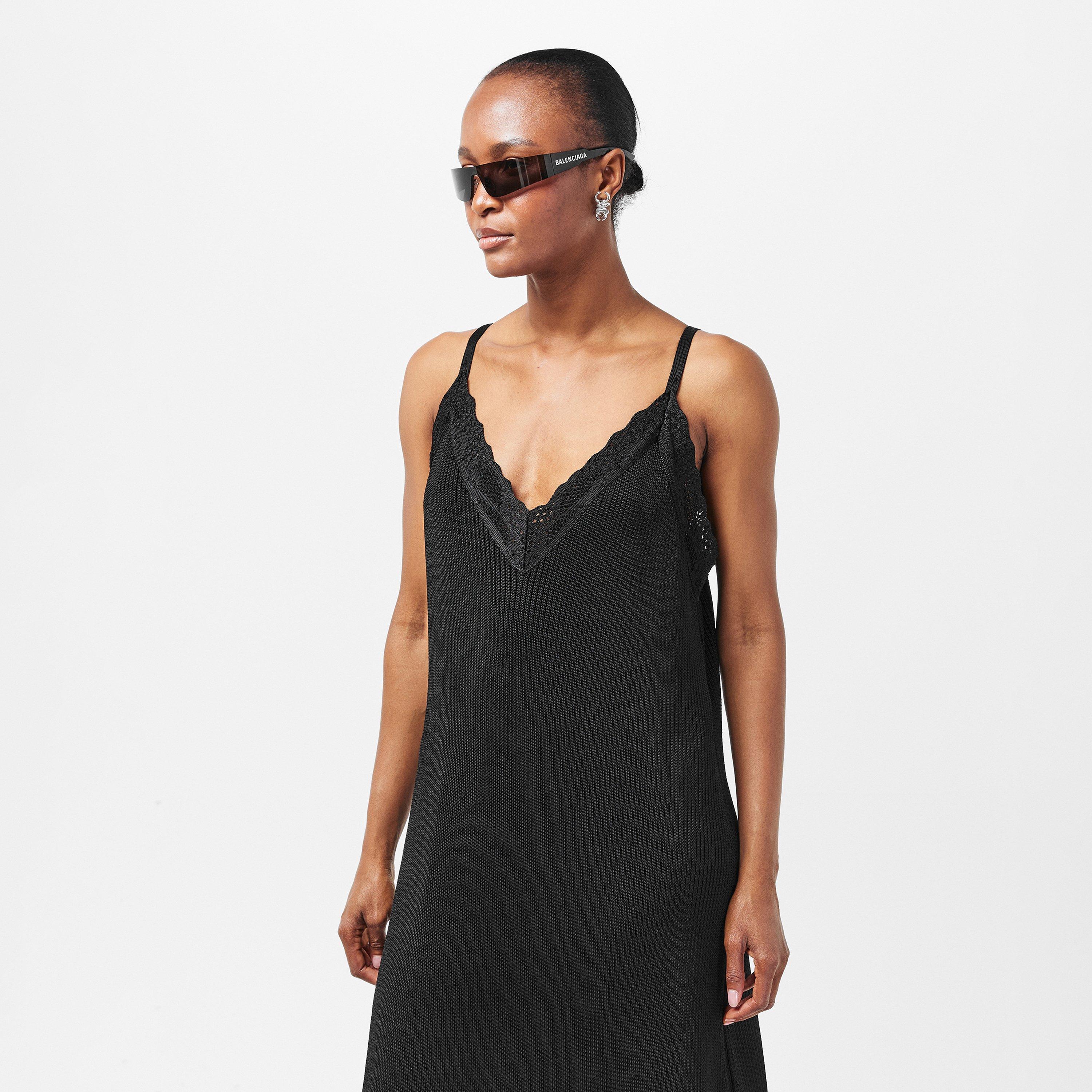 Black - Balenciaga - Women's Maxi Dress - 3