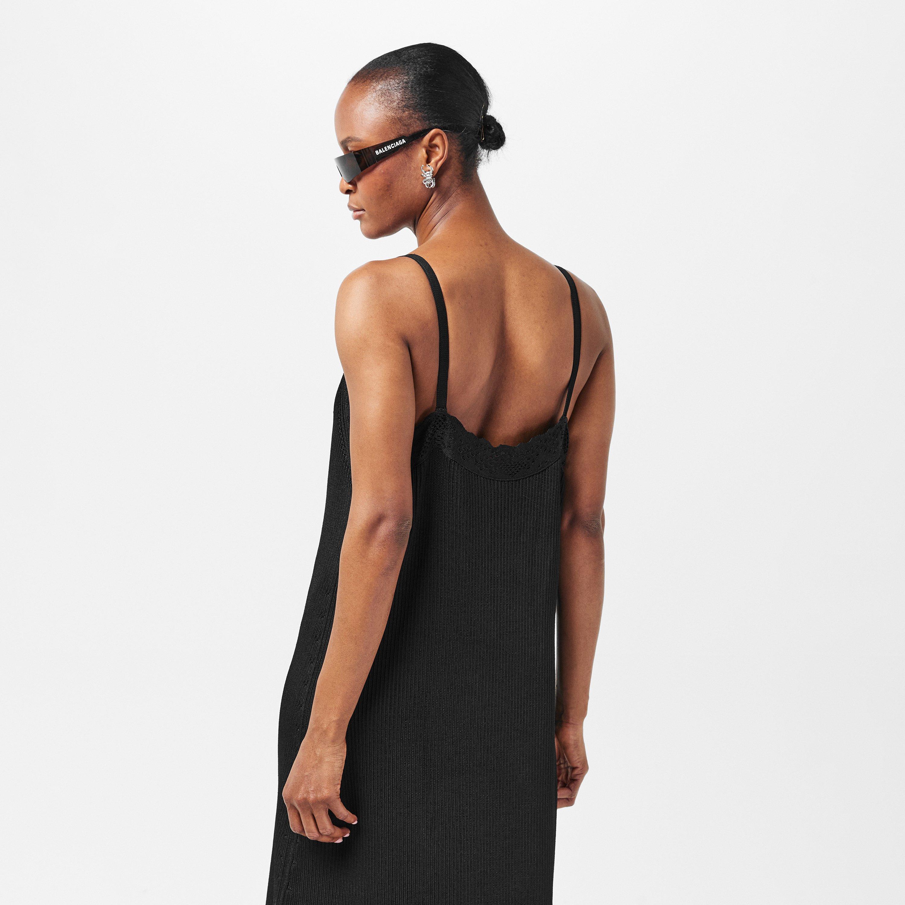 Black - Balenciaga - Women's Maxi Dress - 4
