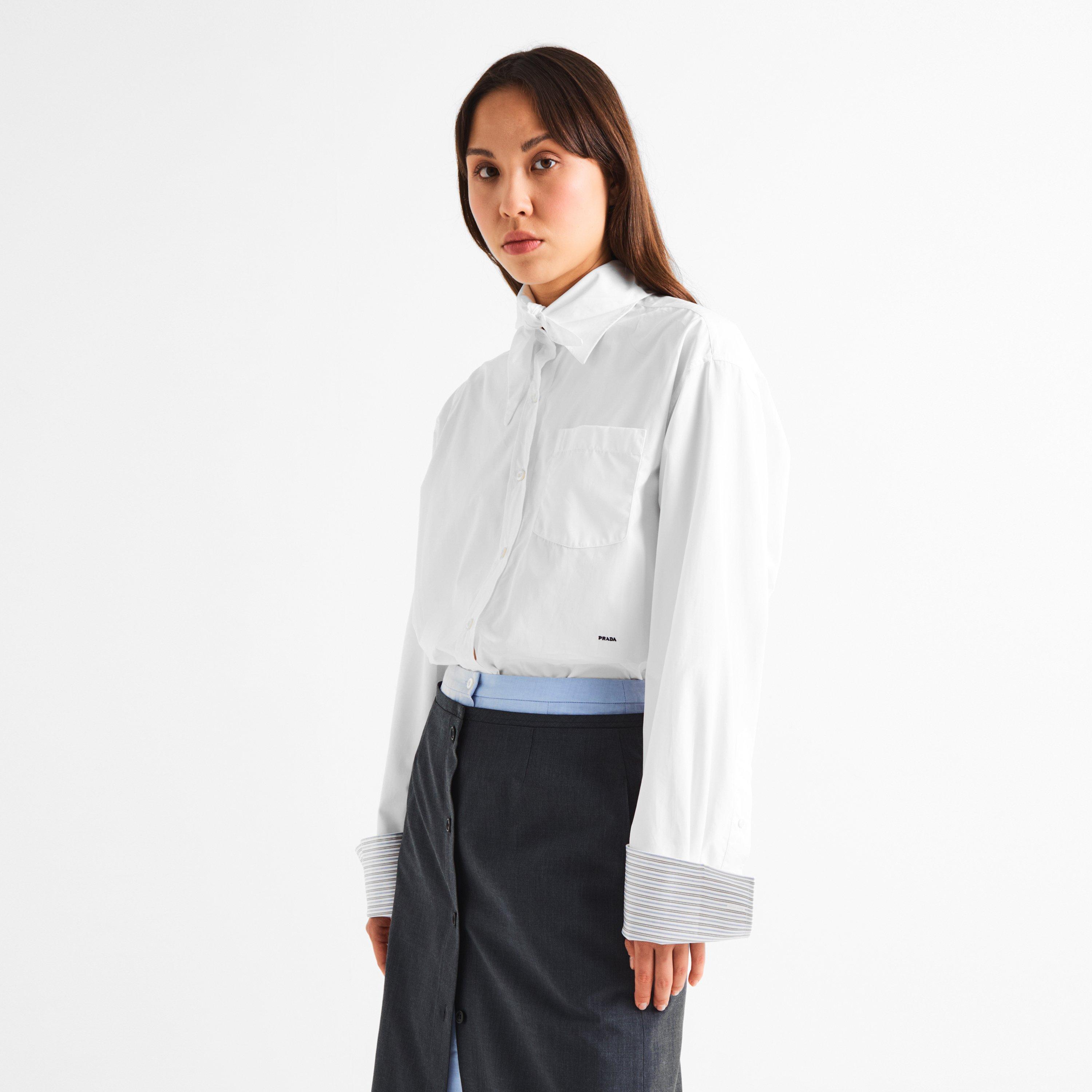 Bianco - Prada - Prada Long Sleeve Sh Ld64 - 3