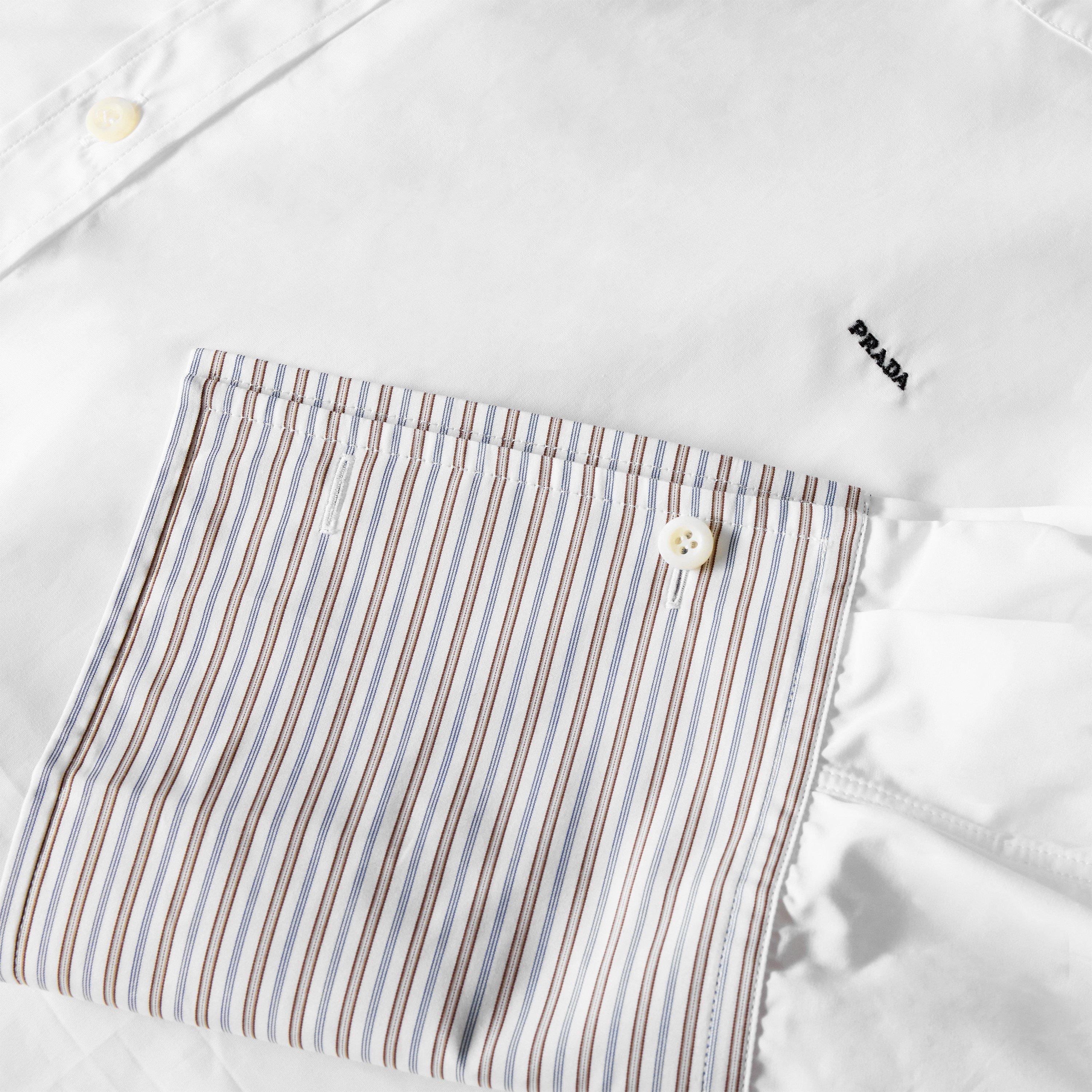 Bianco - Prada - Prada Long Sleeve Sh Ld64 - 3
