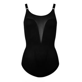 Alexander McQueen Mesh Panel Sheer Bodysuit