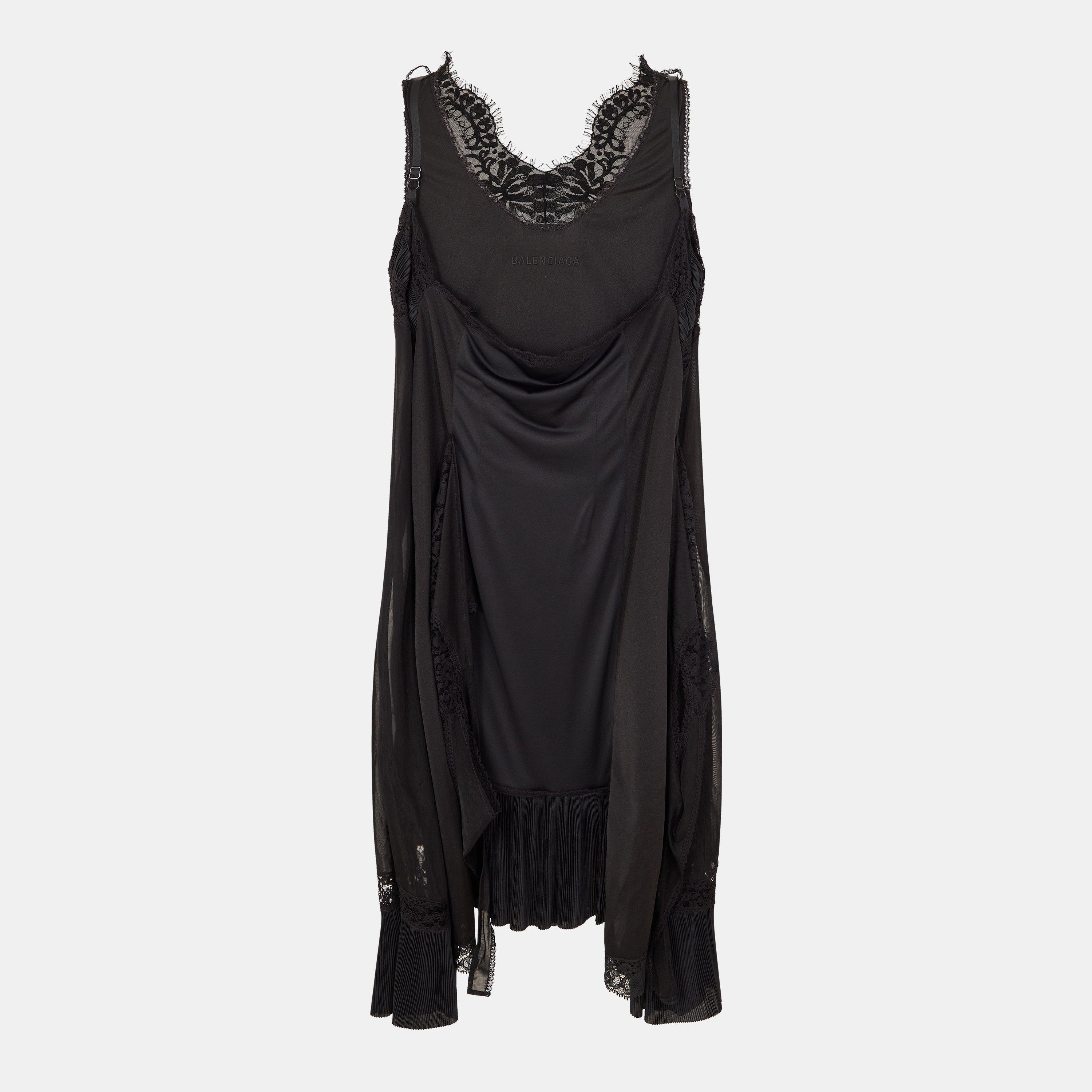 Black - Balenciaga - Women's Slip Dress - 2