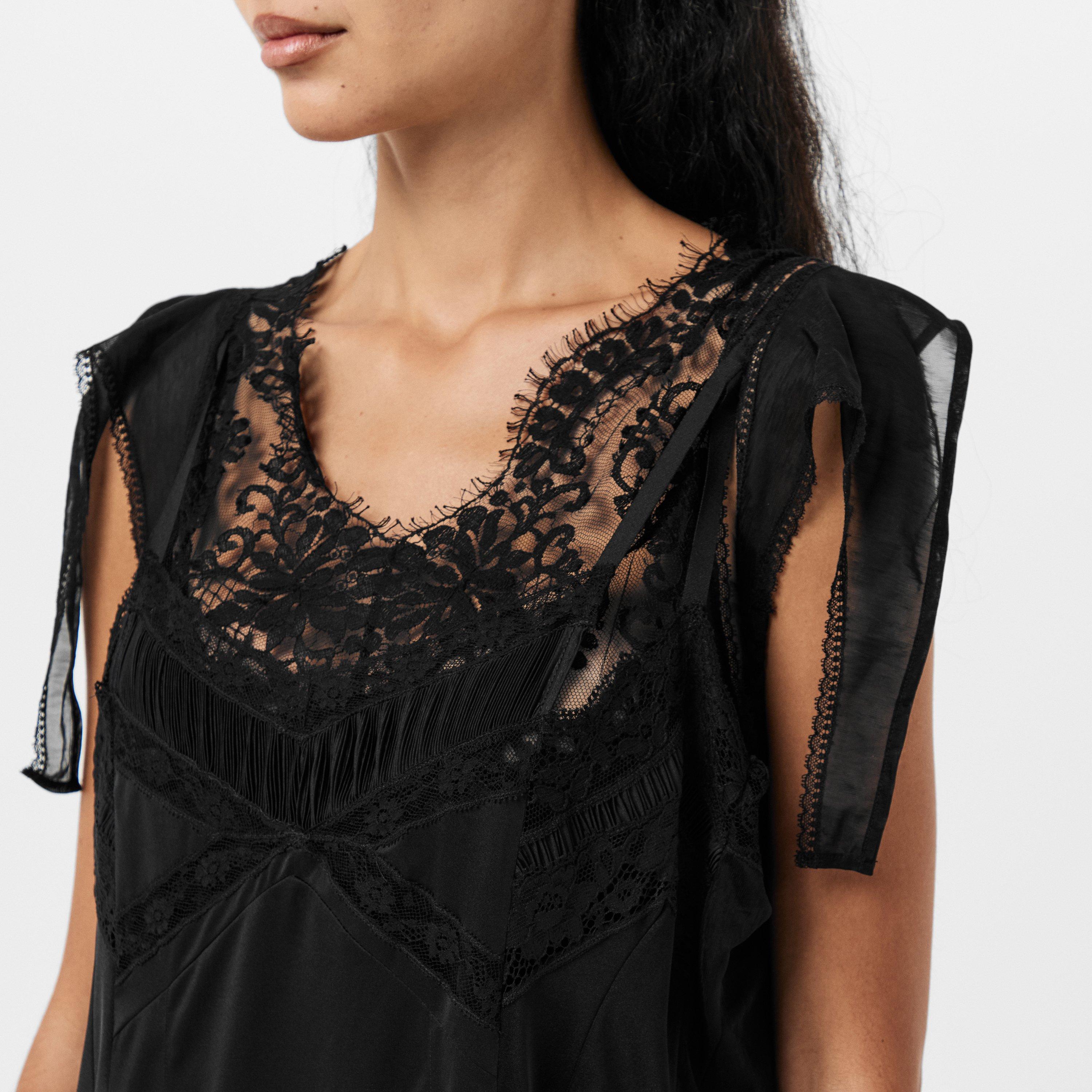 Black - Balenciaga - Women's Slip Dress - 5