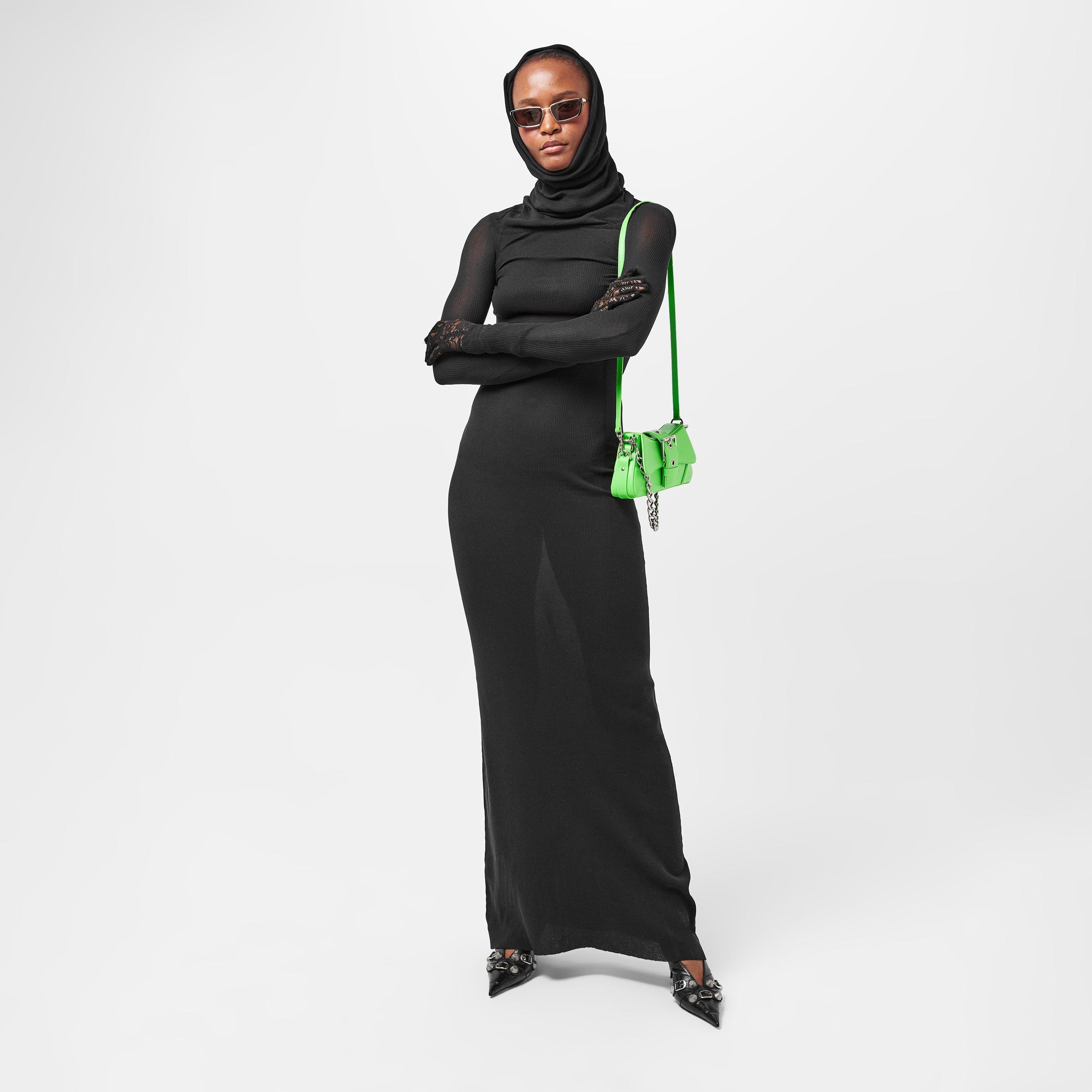 Black - Balenciaga - Women's Maxi Dress - 6