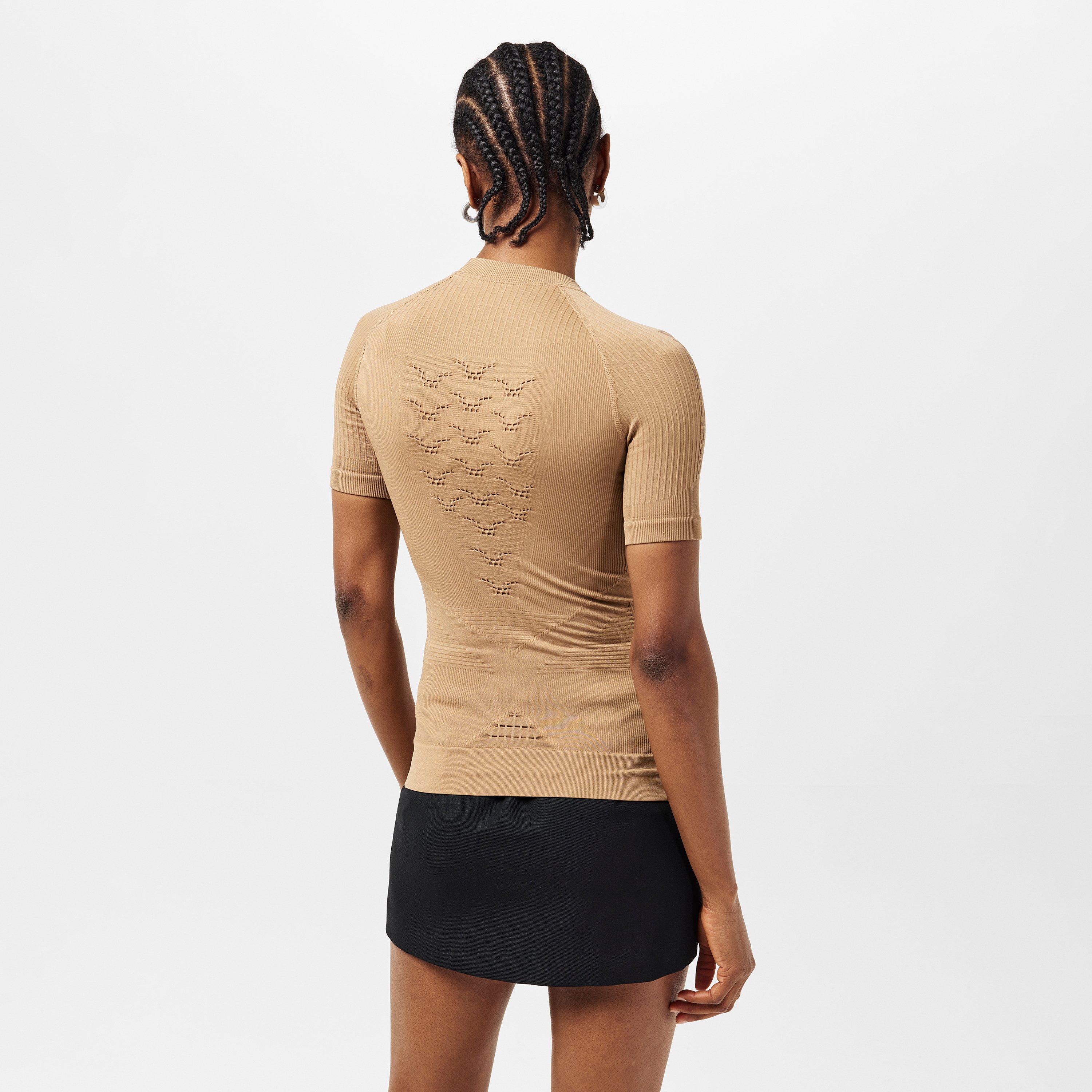 Beige - Balenciaga - Women's Regular Fit T-Shirt - 4