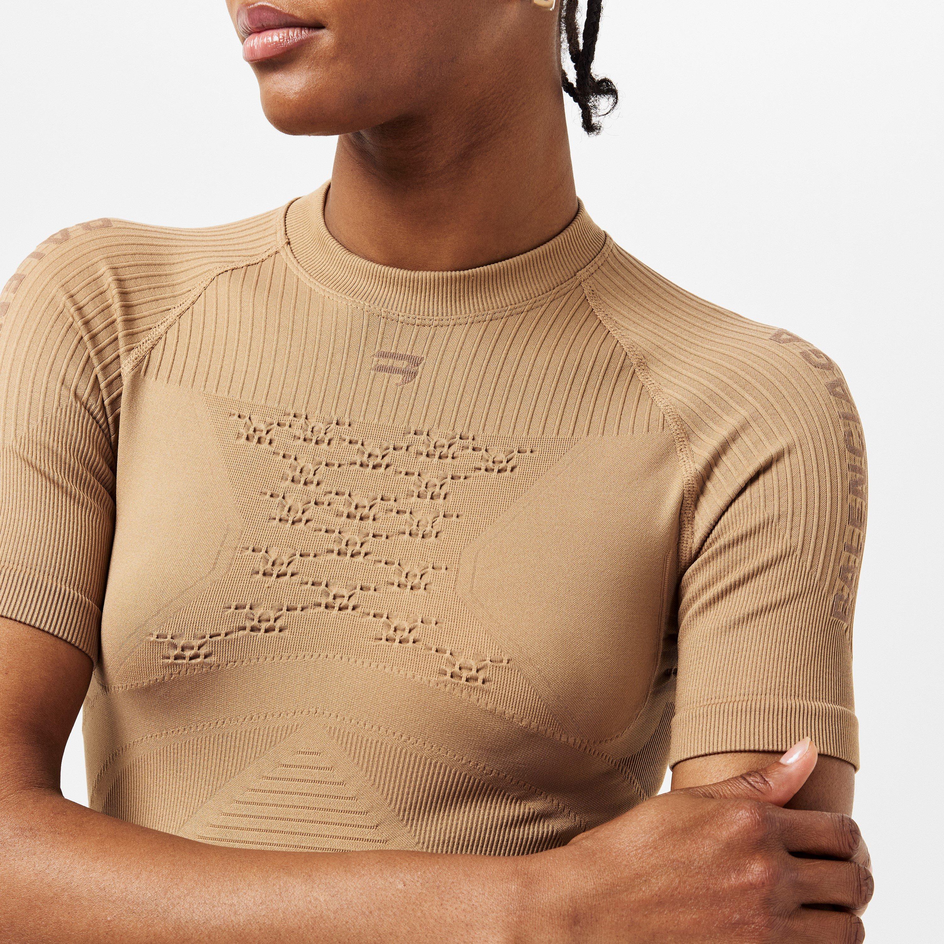 Beige - Balenciaga - Women's Regular Fit T-Shirt - 5