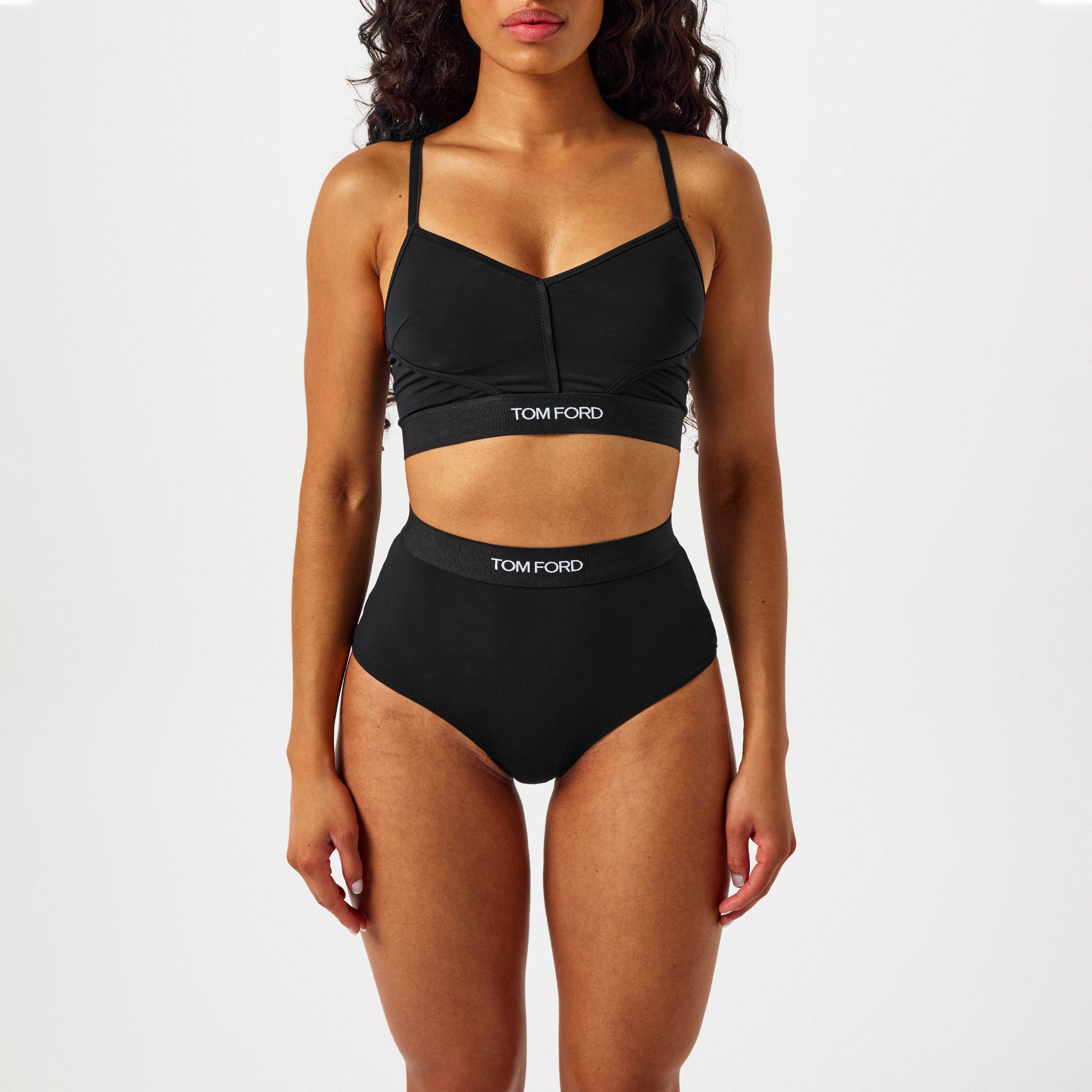 【関税込み】TOM FORD ブラック Signature ブラ TOM FORD: Black Signature Bra | SSENSE