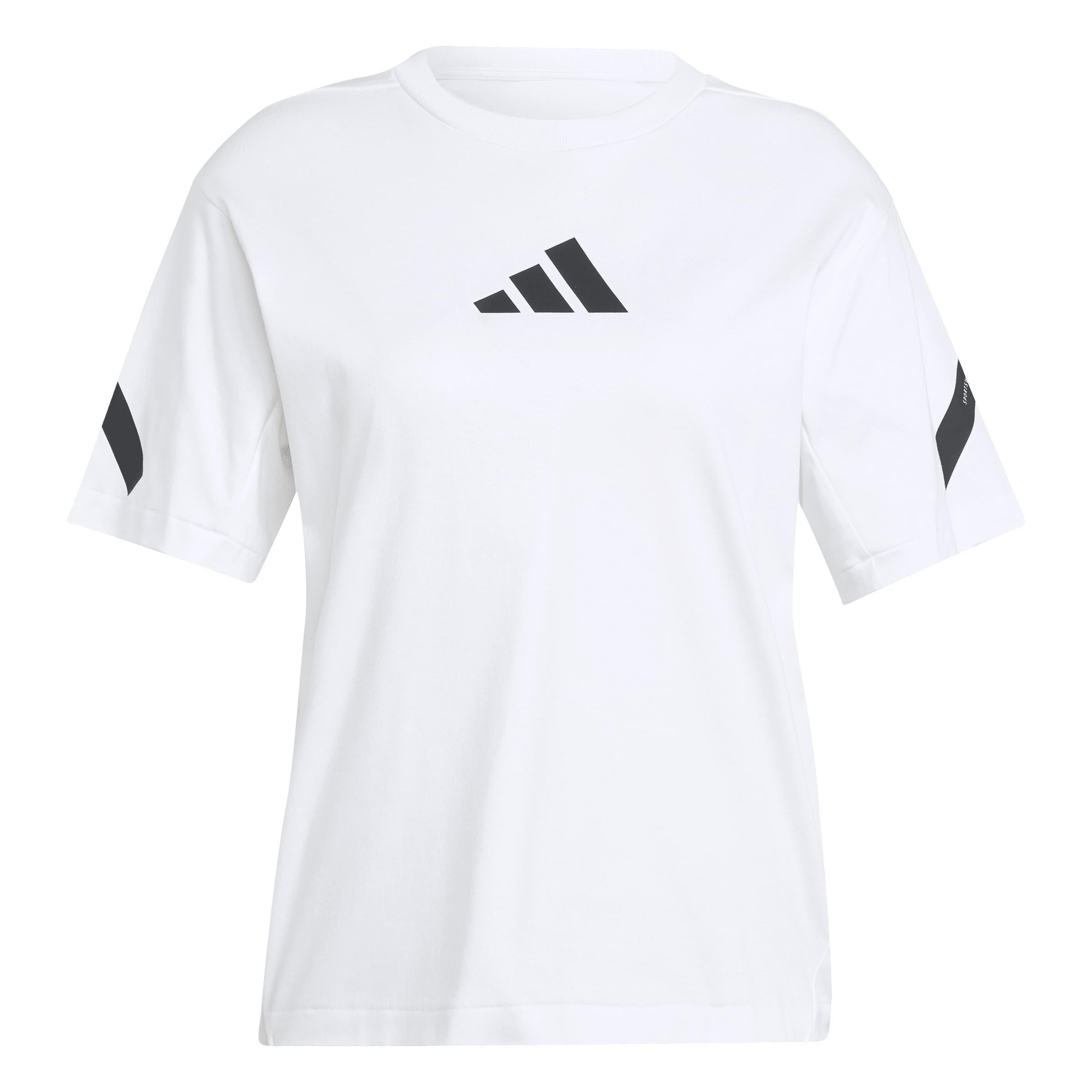 White - adidas - adidas W Z.N.E. Tee T-Shirt Womens - 1