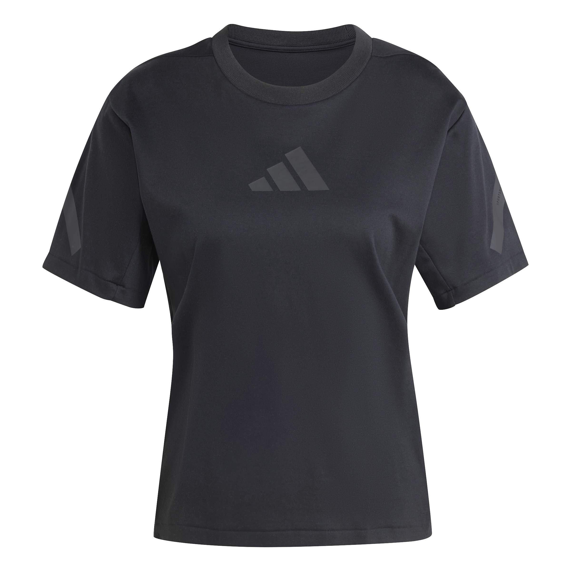 Black - adidas - adidas W Z.N.E. Tee T-Shirt Womens - 1