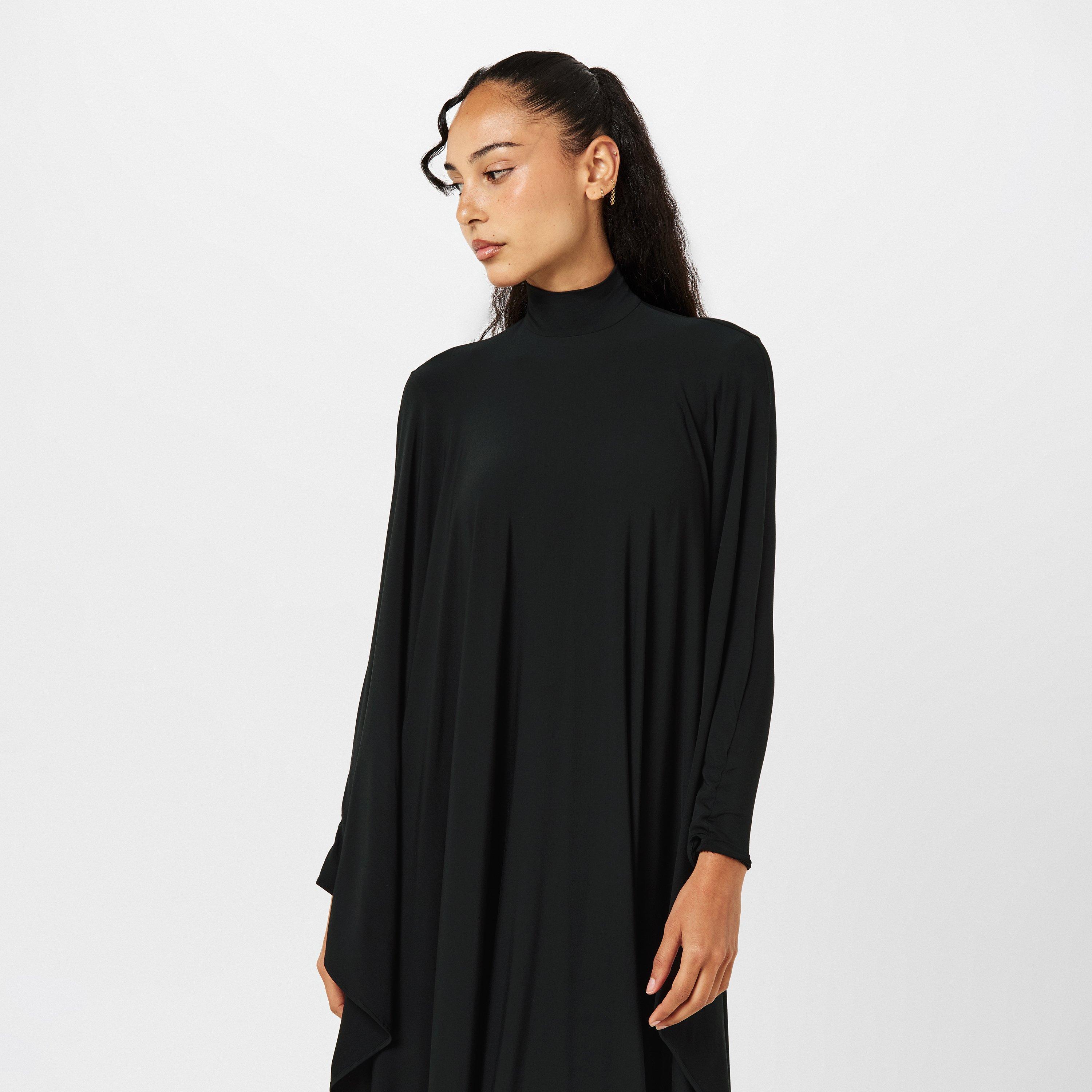 Black - Balenciaga - Women's Shift Dress - 3