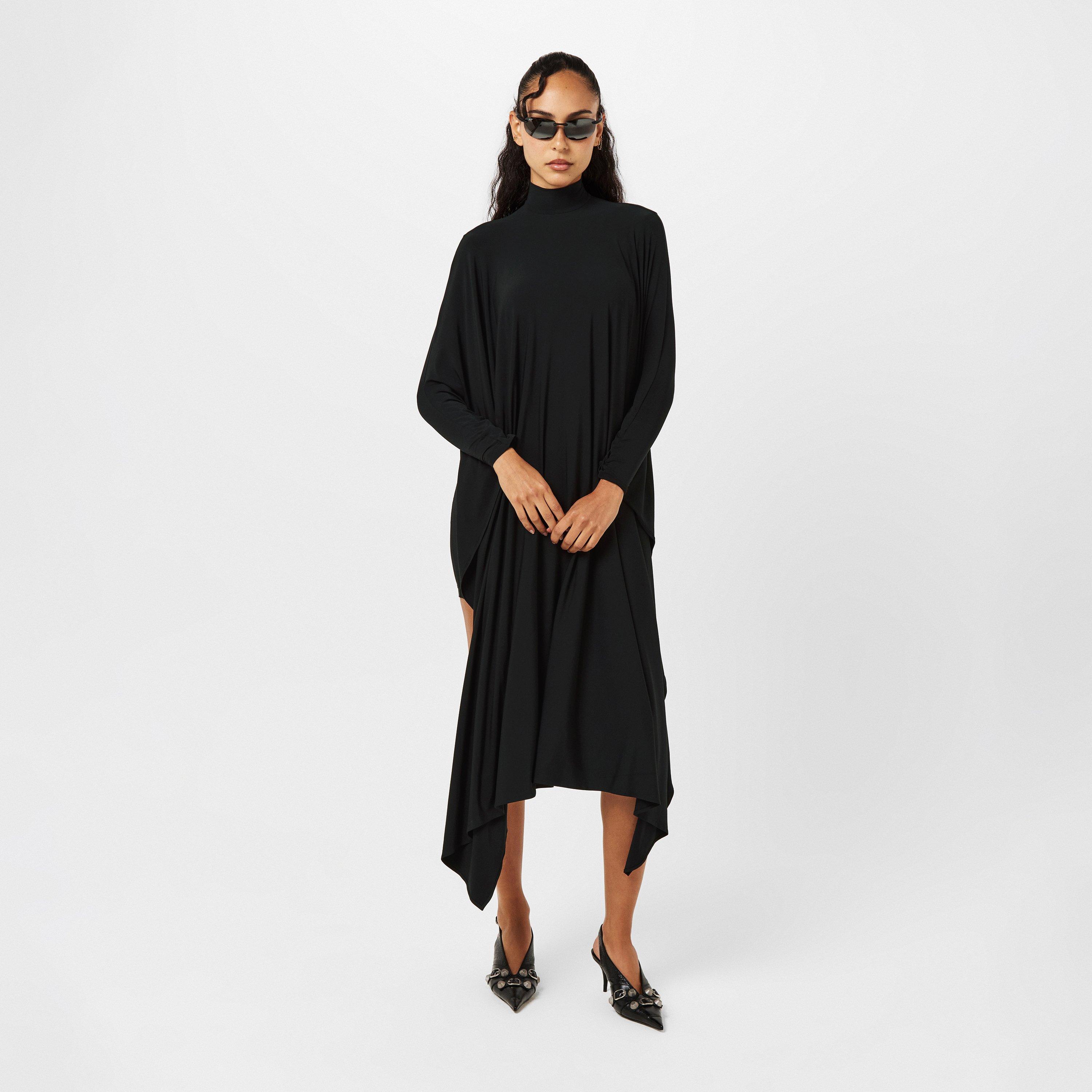 Black - Balenciaga - Women's Shift Dress - 6