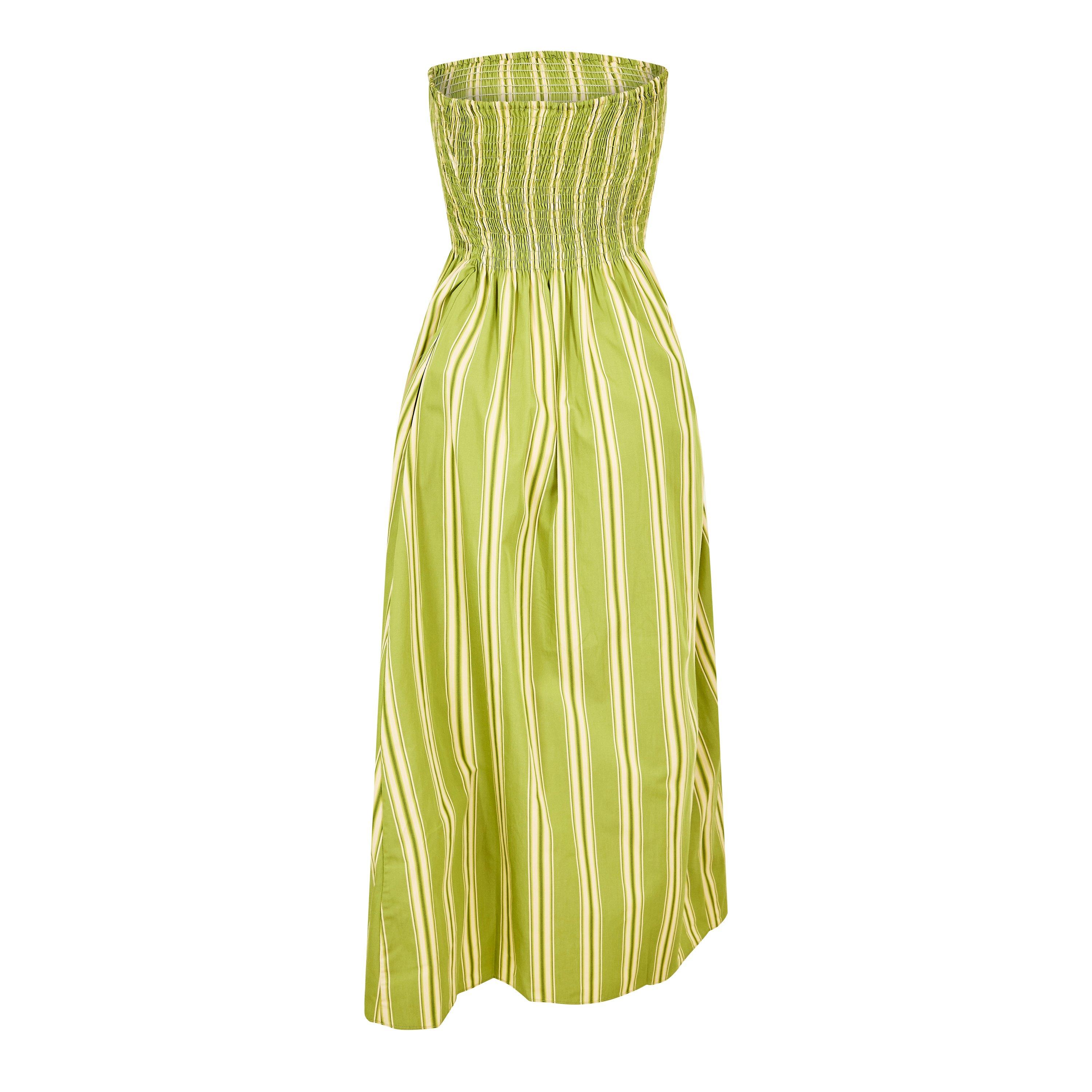 Ombre Stripe - Faithfull The Brand - Women's Jamie Midi A Line Dress - 2