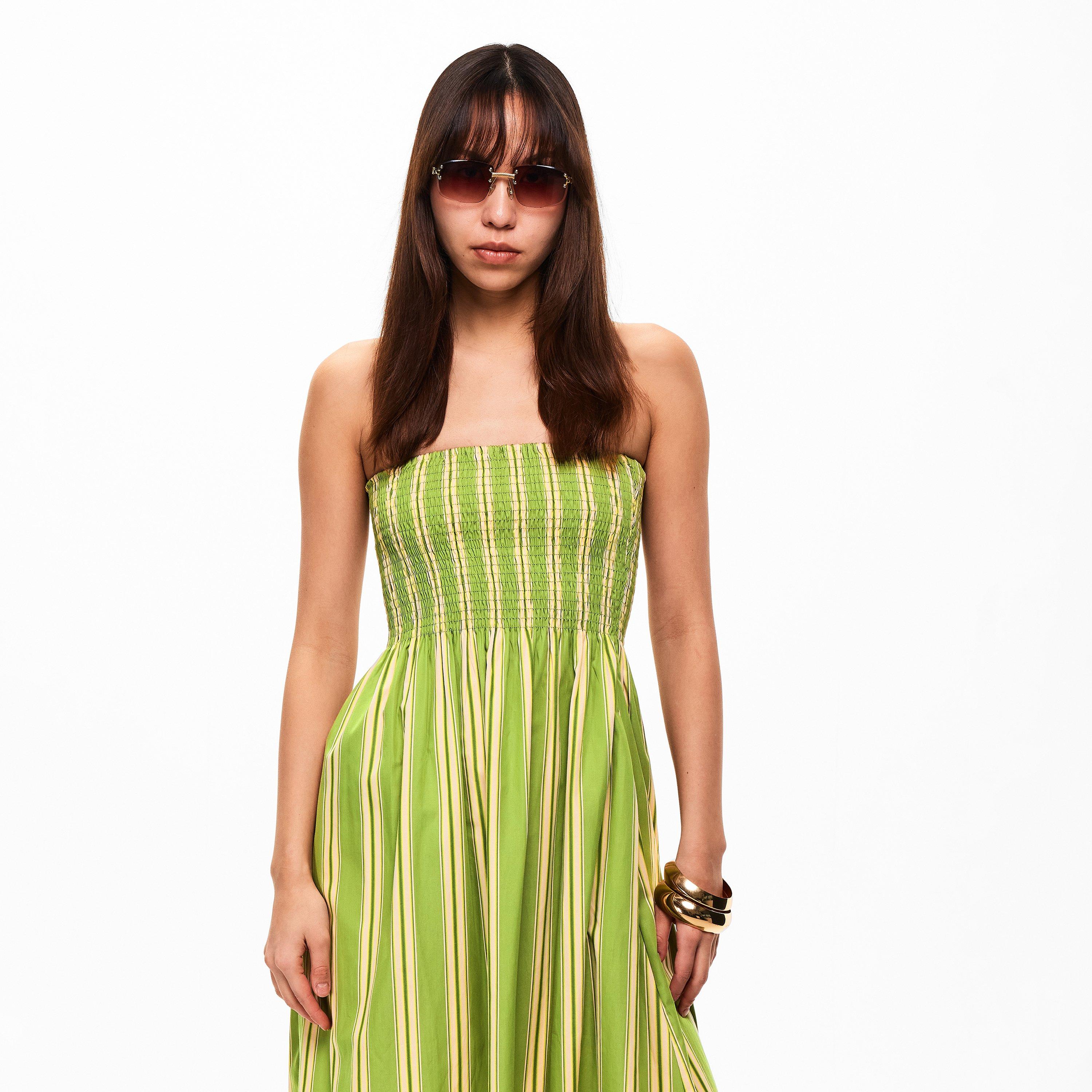 Ombre Stripe - Faithfull The Brand - Women's Jamie Midi A Line Dress - 3