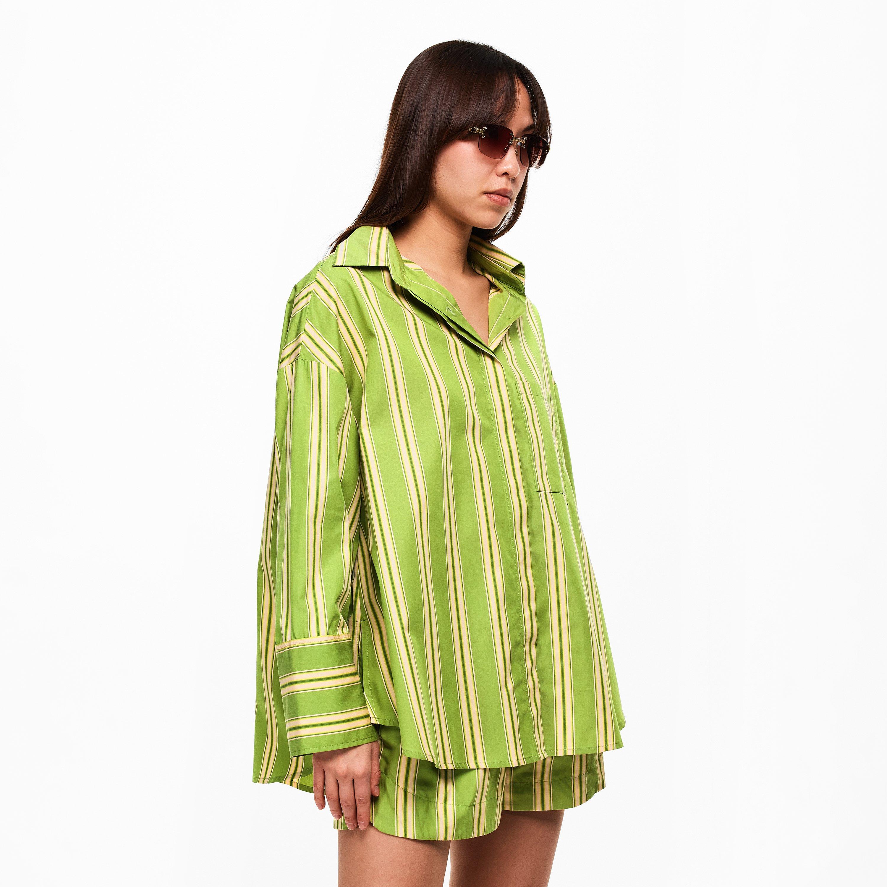 Ombre Stripe - Faithfull The Brand - Women's Clemente Long Sleeve Patterned Shirt - 3